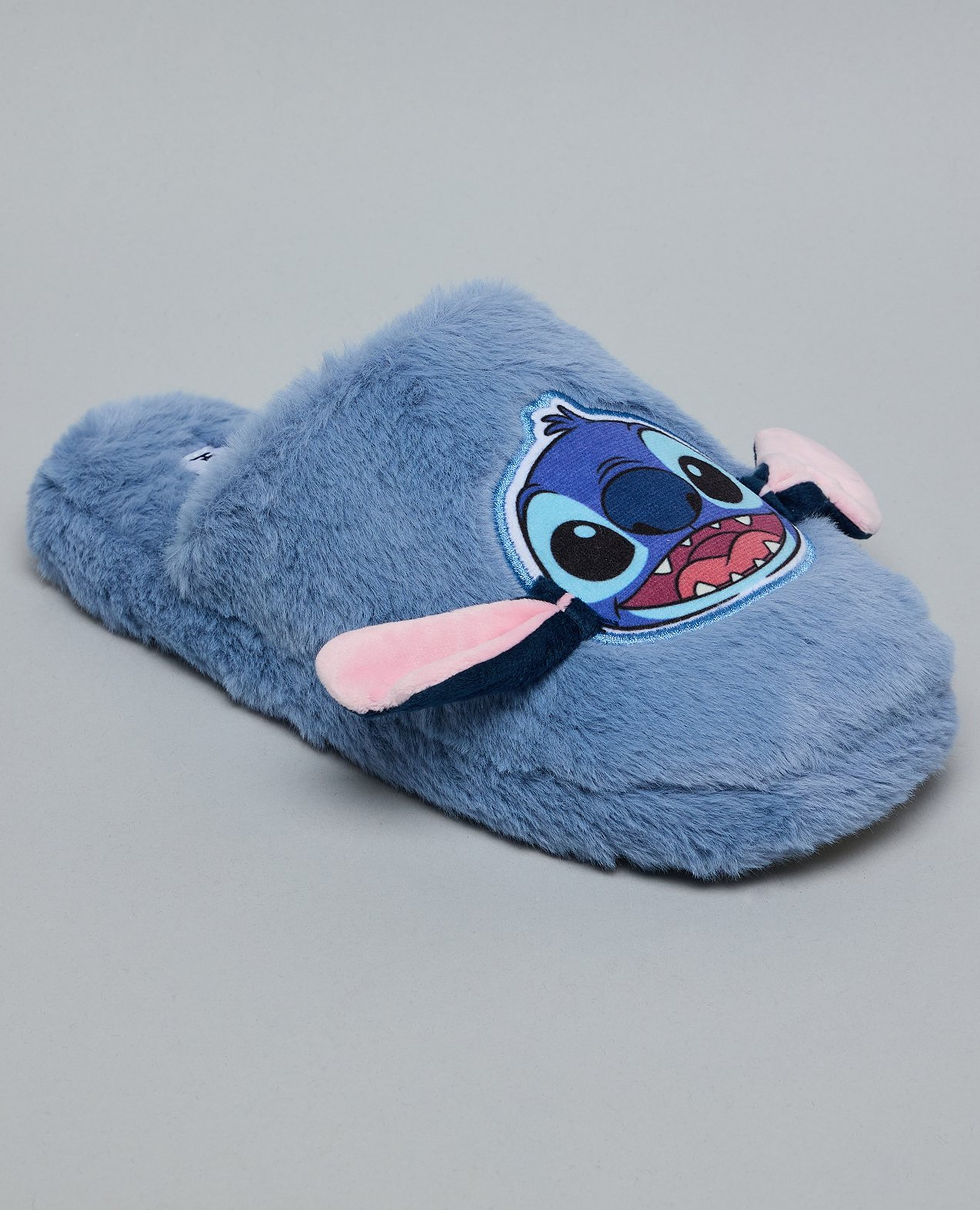 Stitch Embroidered Bedroom Slippers