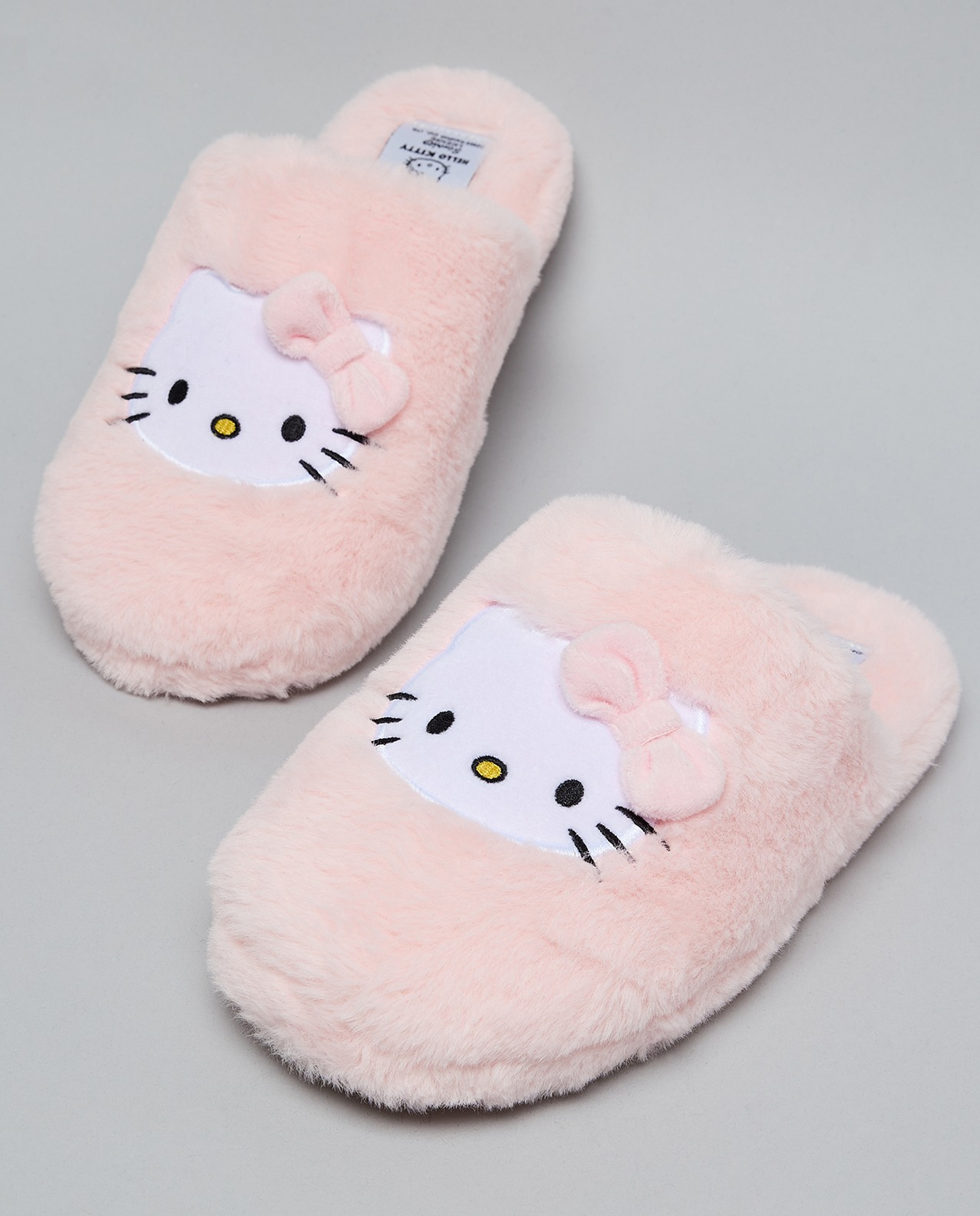 Hello Kitty Embroidered Bedroom Slippers