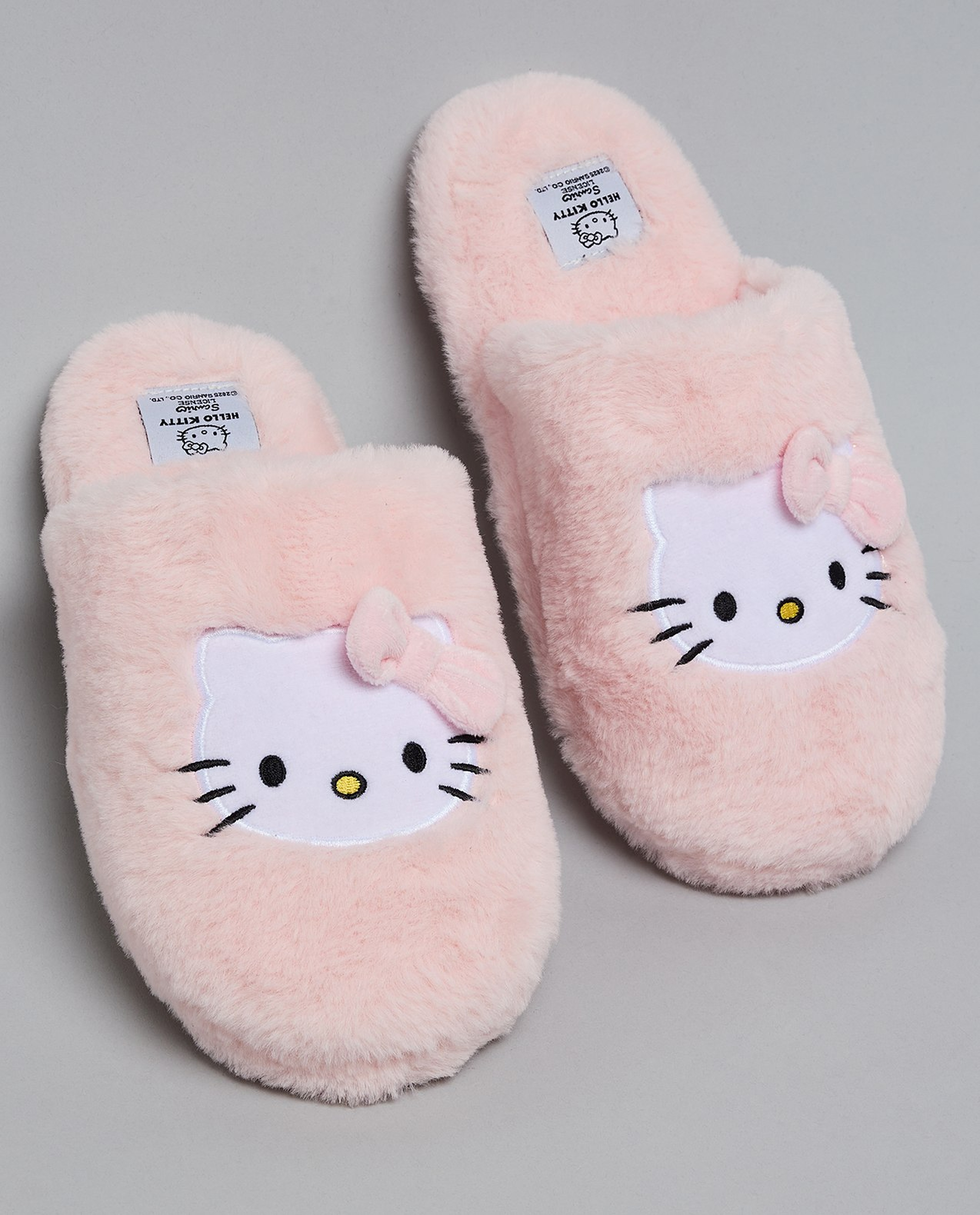 Hello Kitty Embroidered Bedroom Slippers