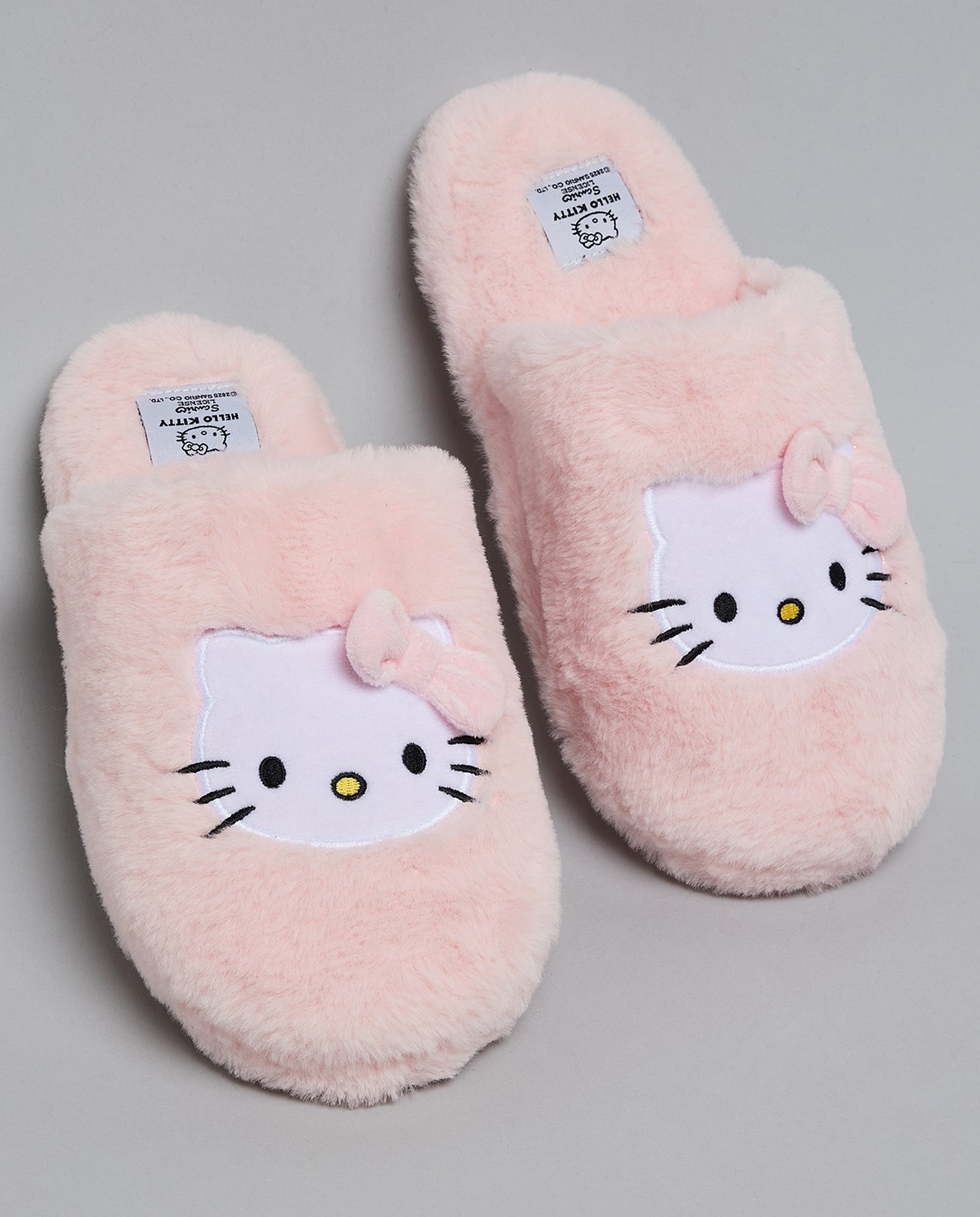 Hello Kitty Embroidered Bedroom Slippers