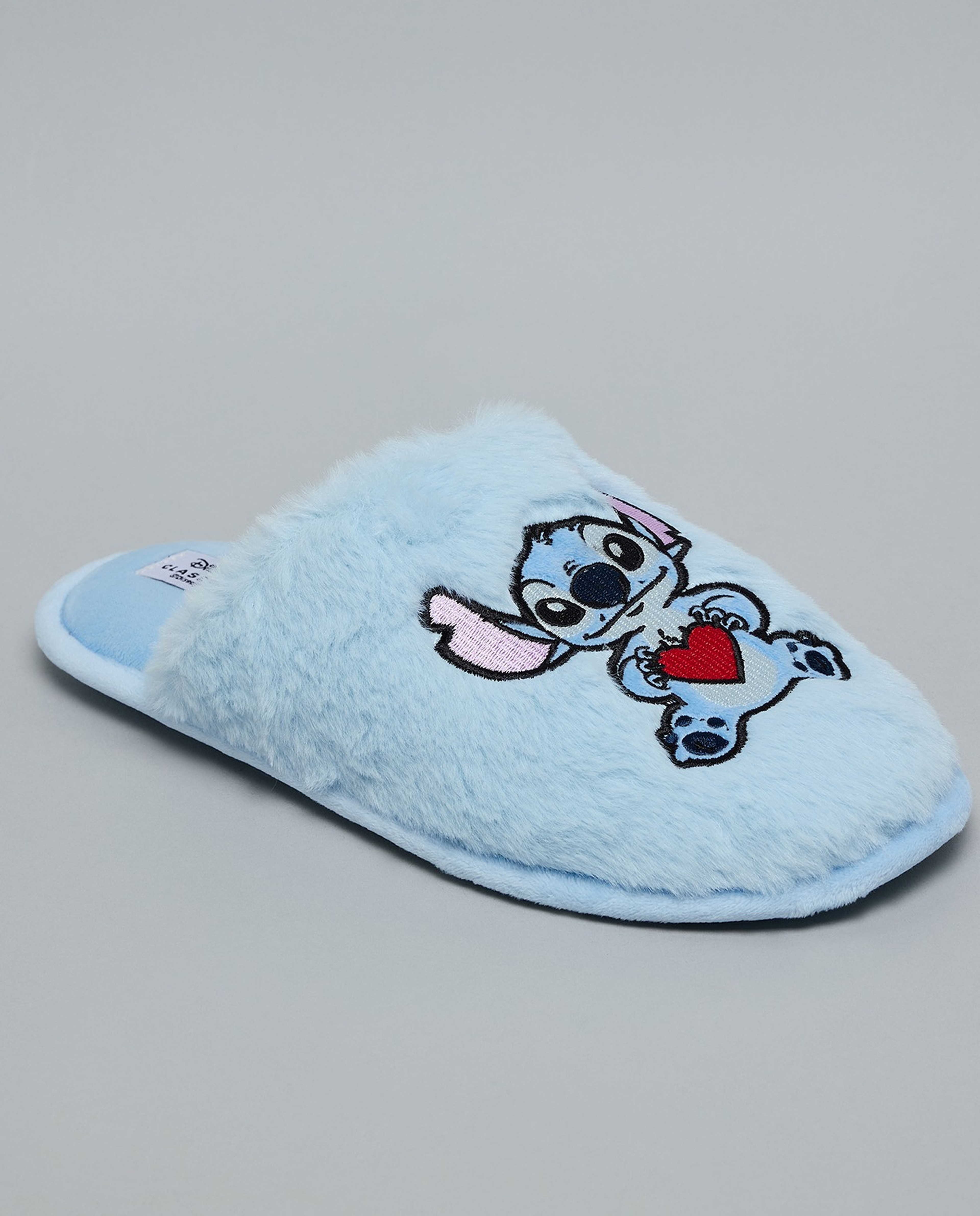 Stitch Embroidered Bedroom Slippers
