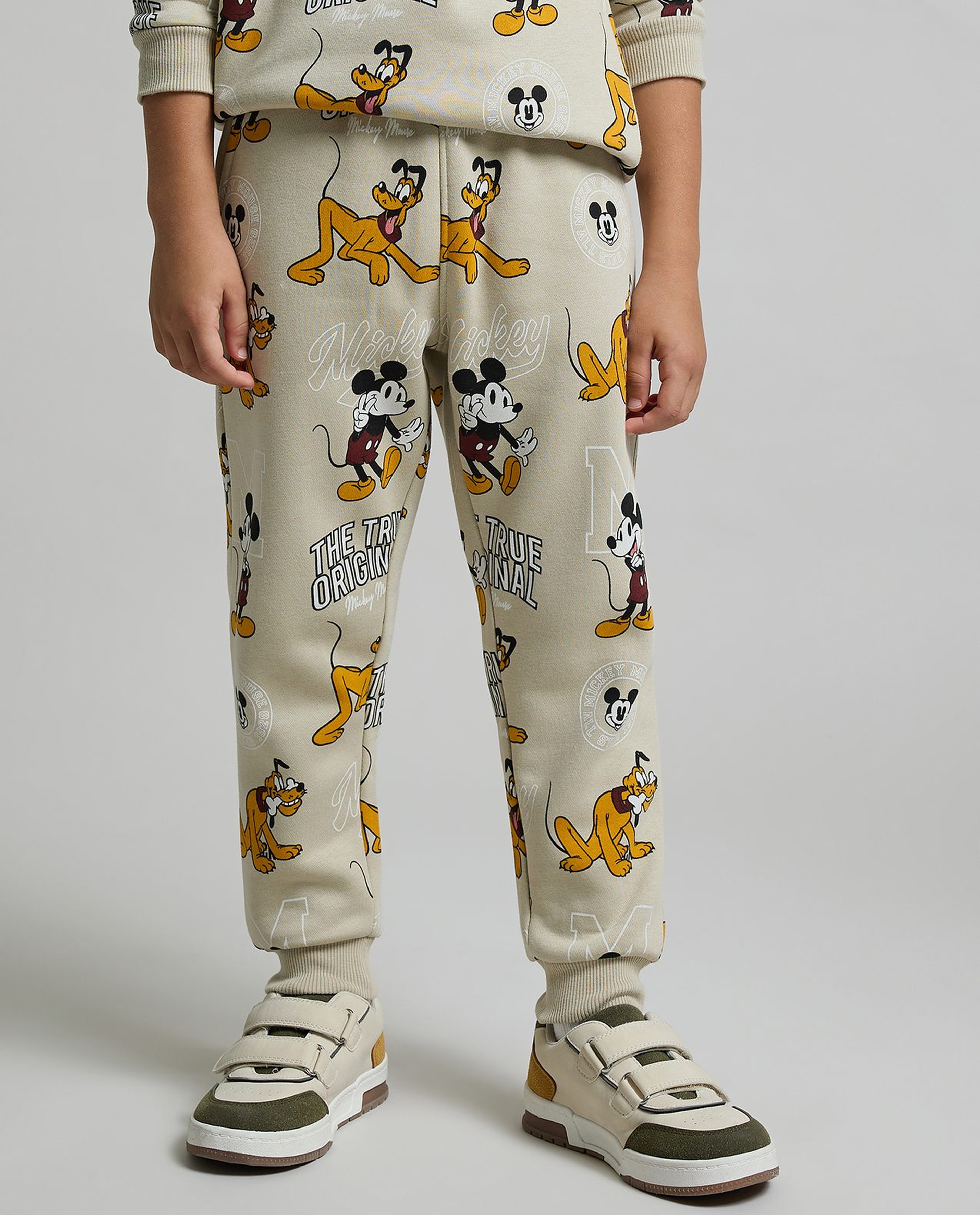 Mickey Mouse Print Clothing Set