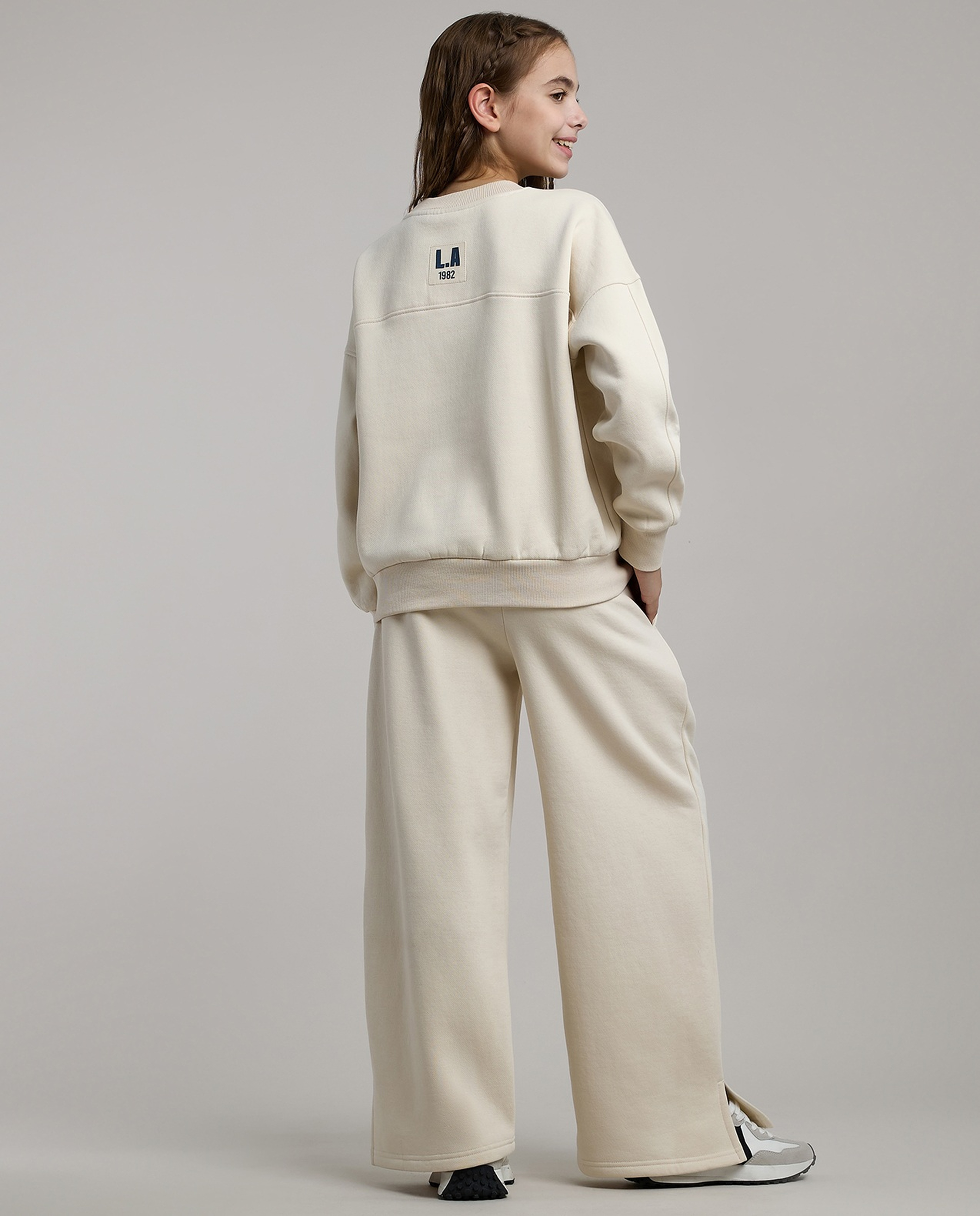 Stitch Print Hooded Clothing Set