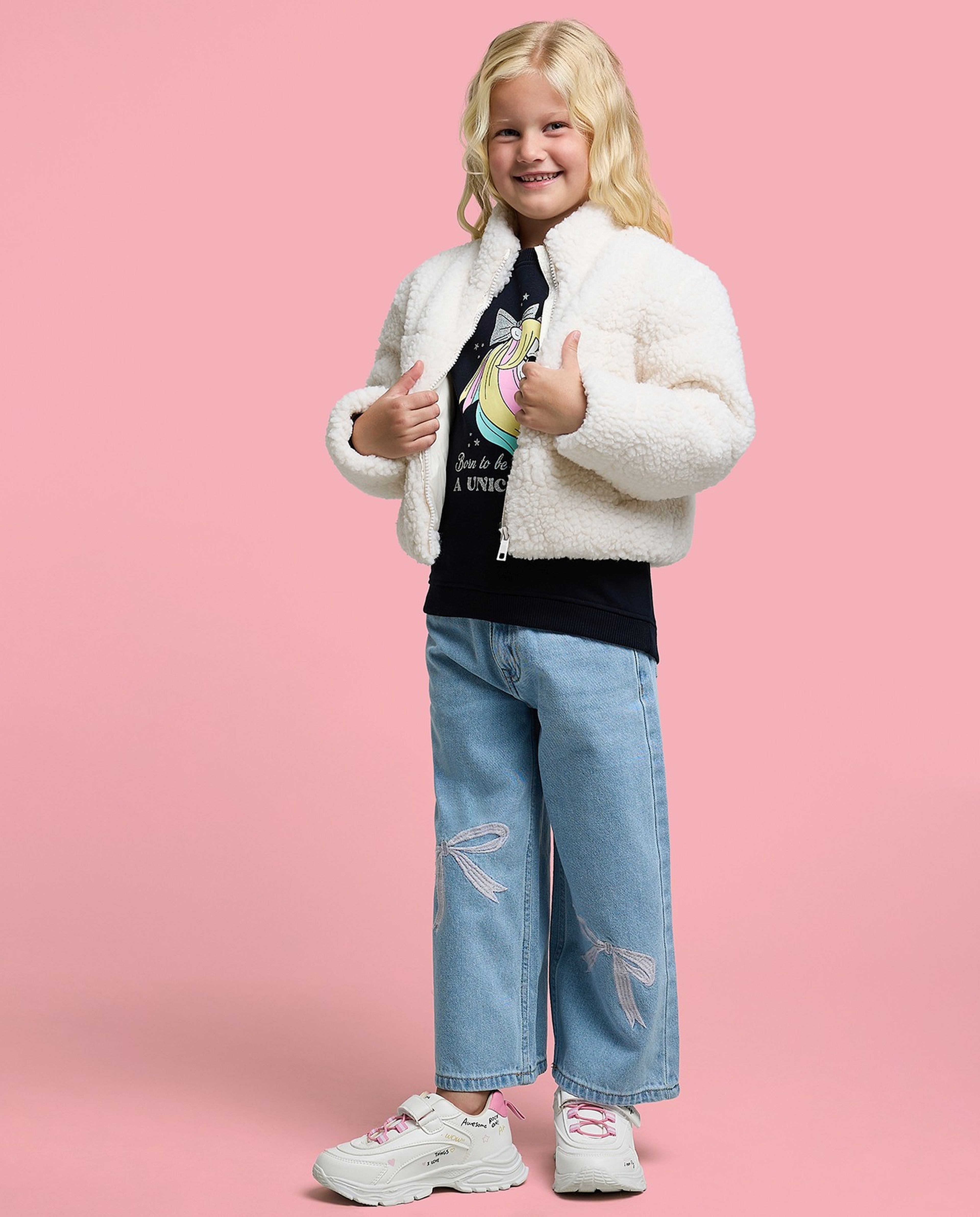 Sherpa Jacket with Zipper Closure