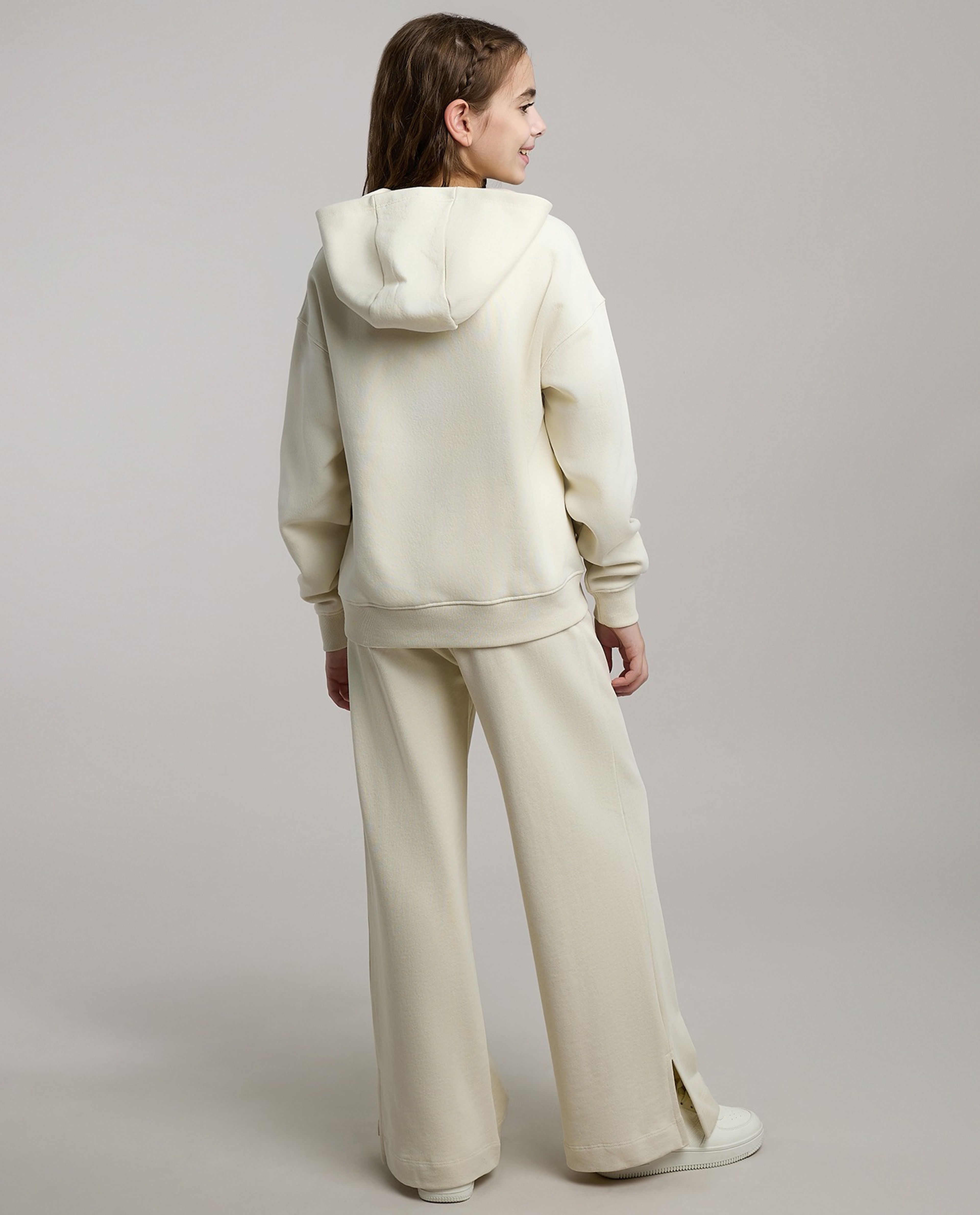 Printed Hooded Clothing Set