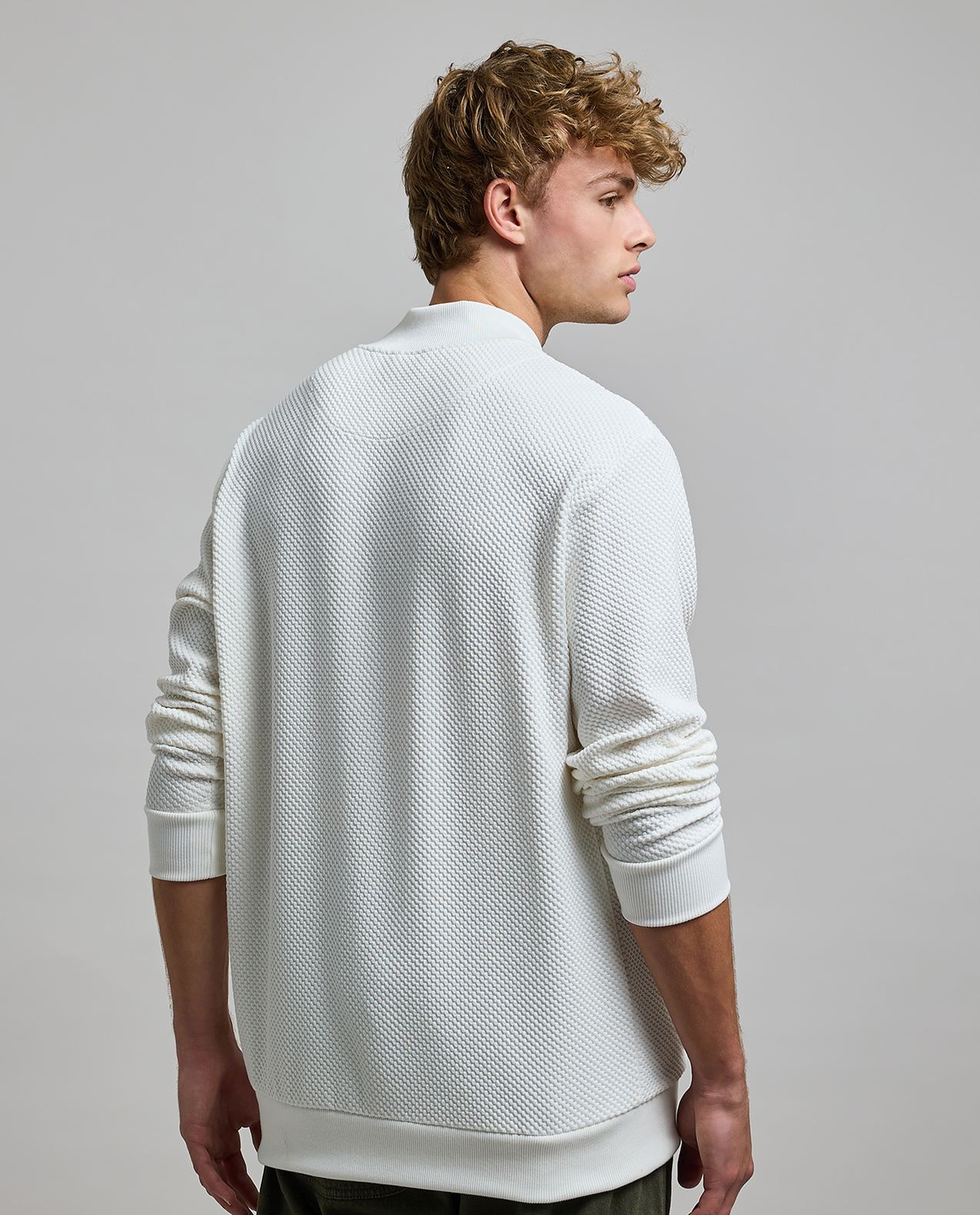 Solid Jacket with Zipper Closure