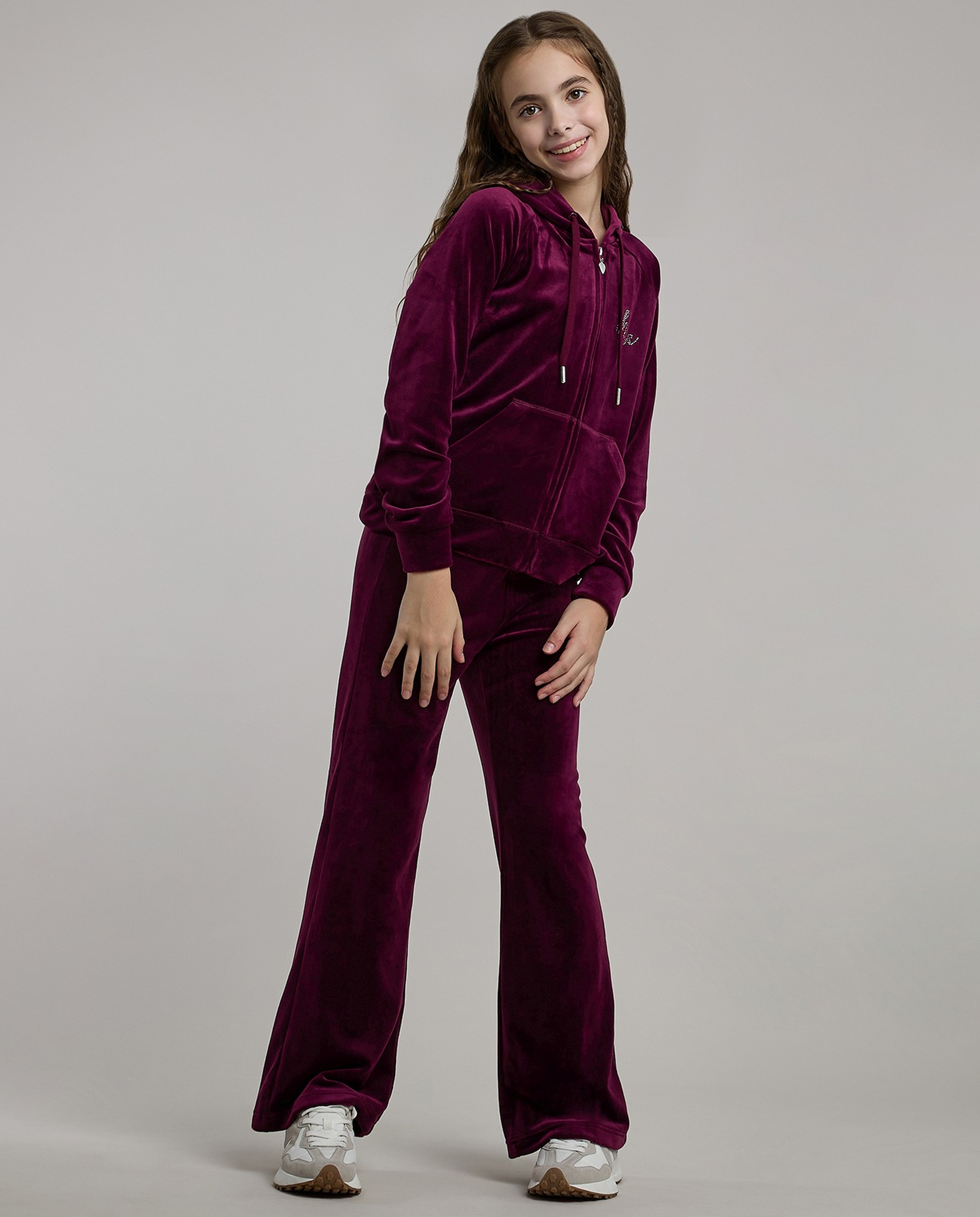 Embellished Hooded Clothing Set