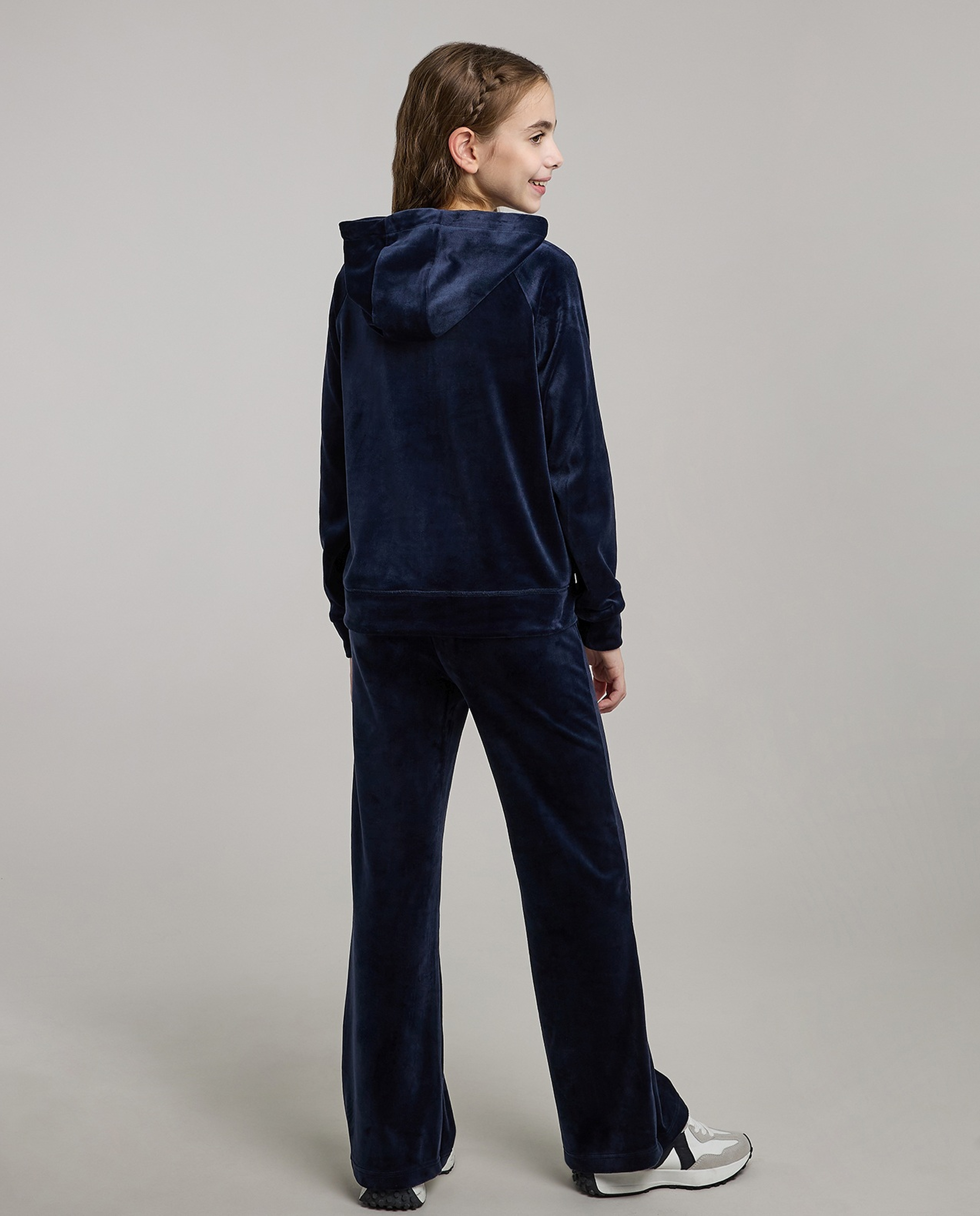 Embellished Hooded Clothing Set