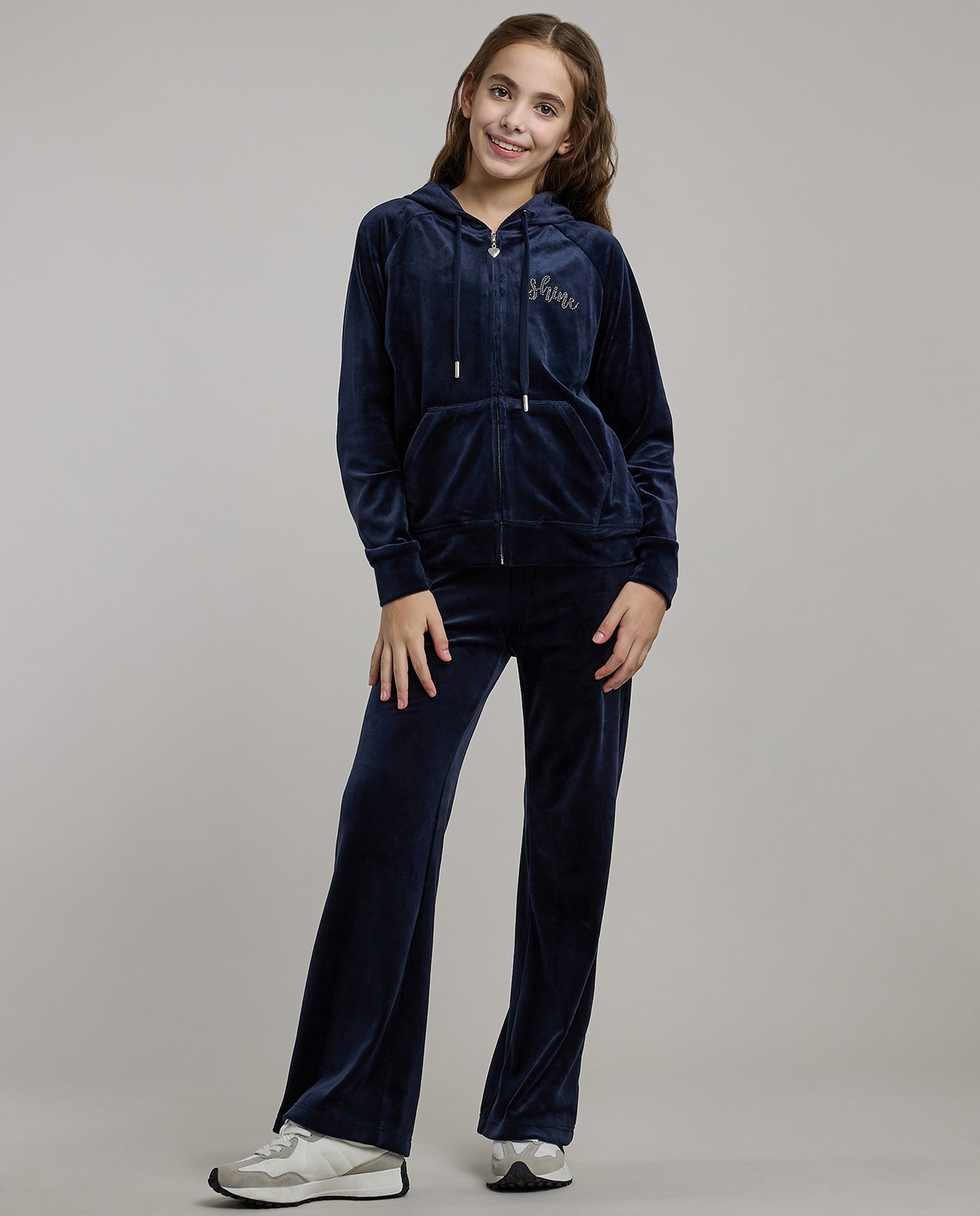 Embellished Hooded Clothing Set