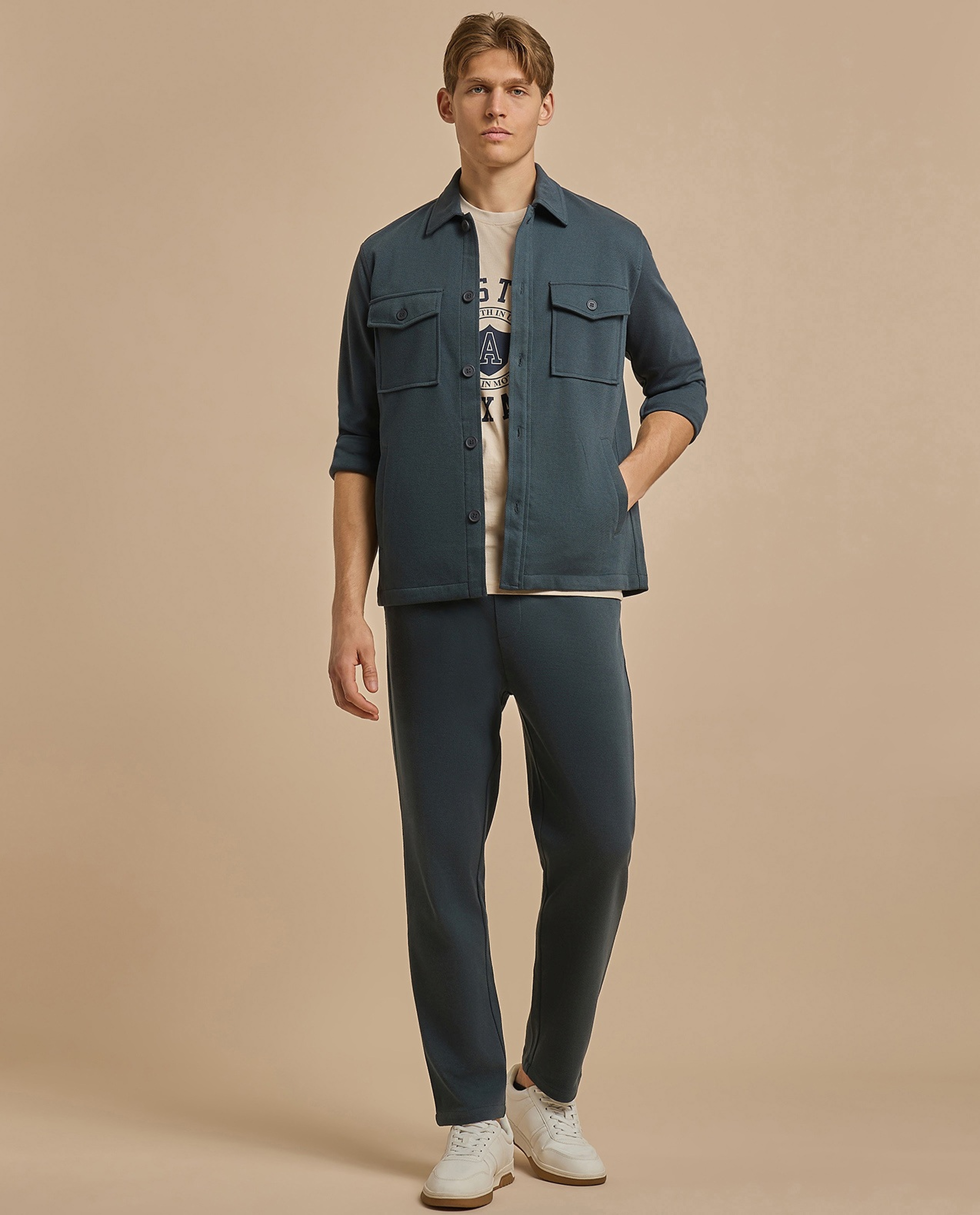 بنطال واسع سادة