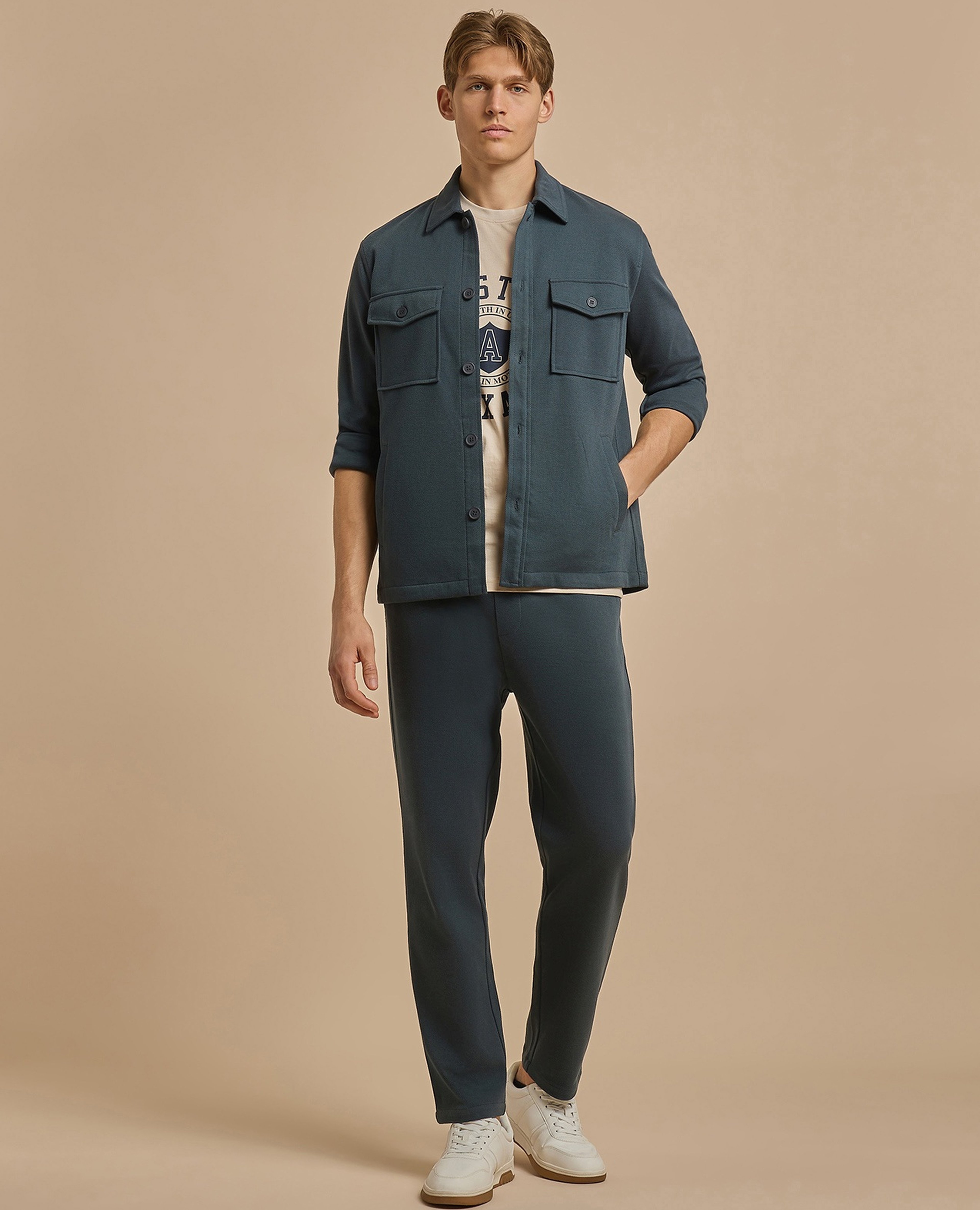 بنطال واسع سادة