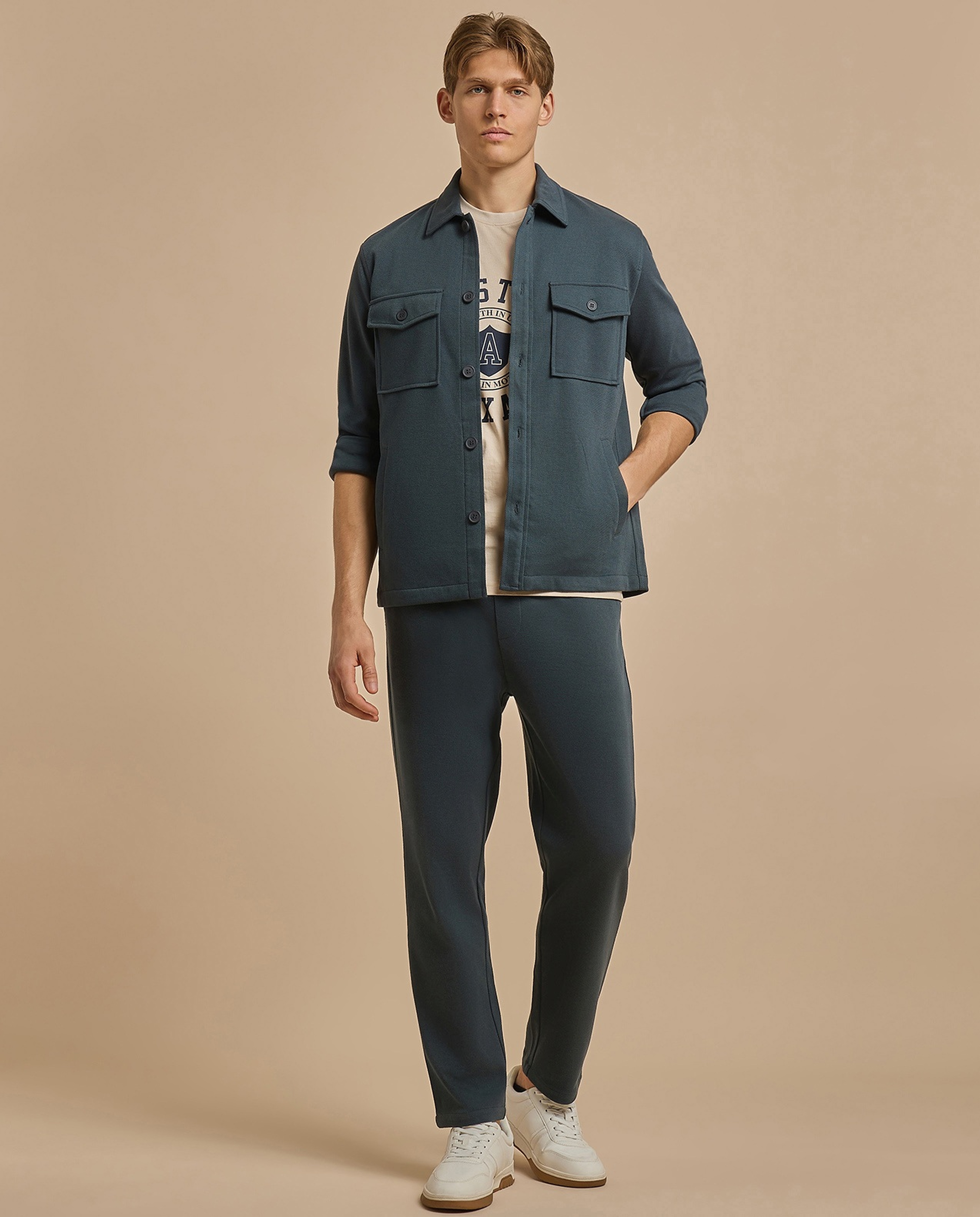 بنطال واسع سادة