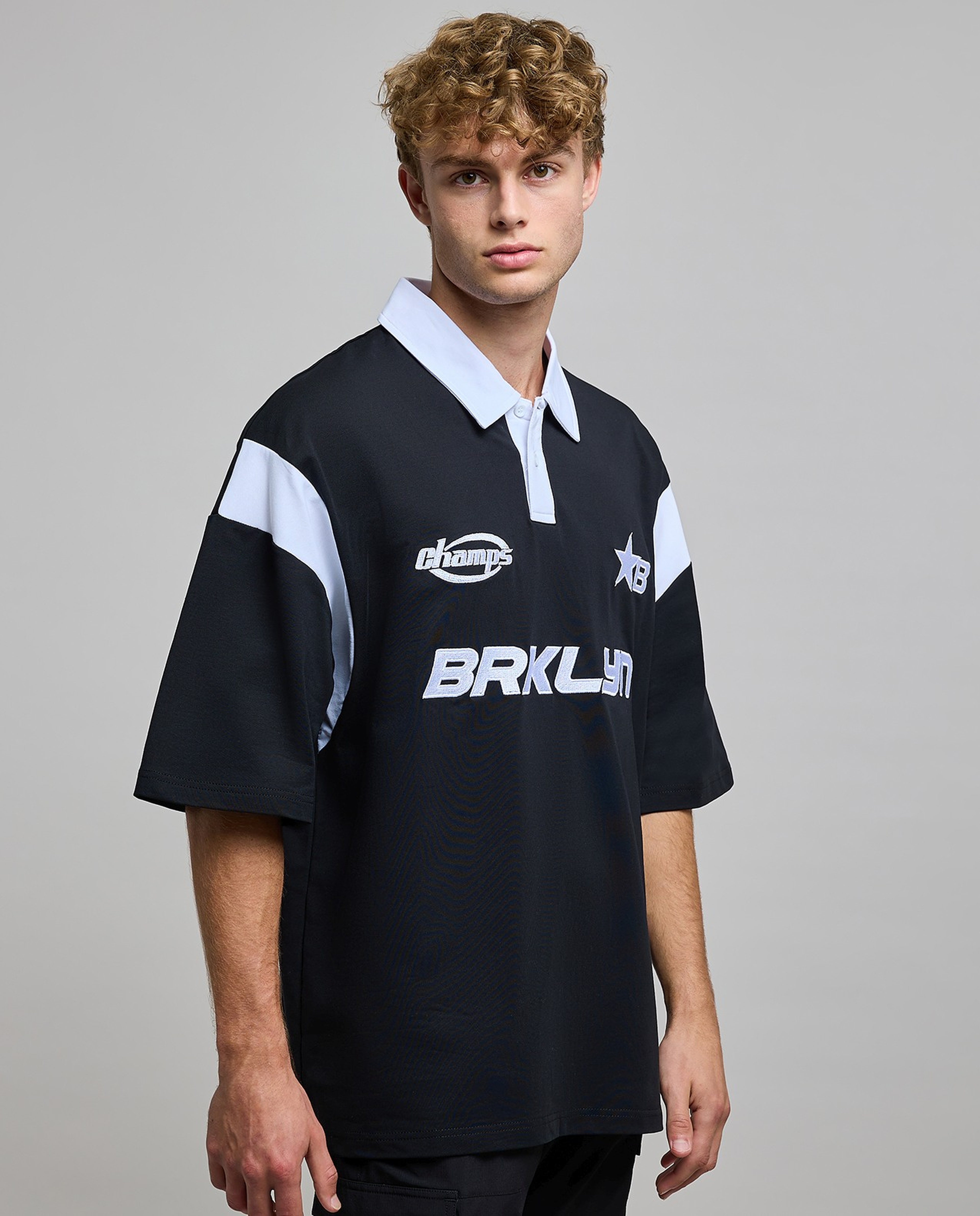 Embroidered Polo T-Shirt with Short Sleeves