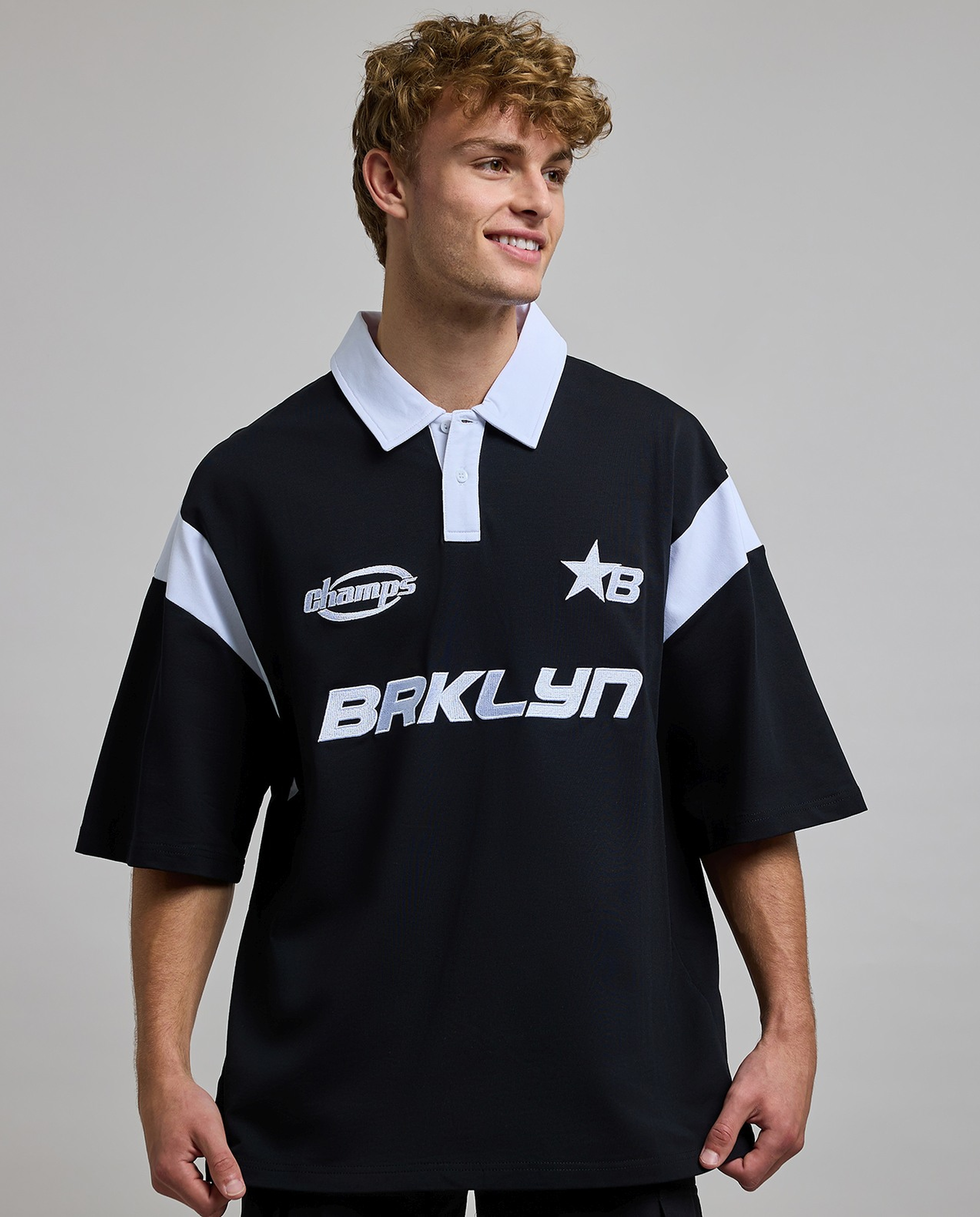 Embroidered Polo T-Shirt with Short Sleeves