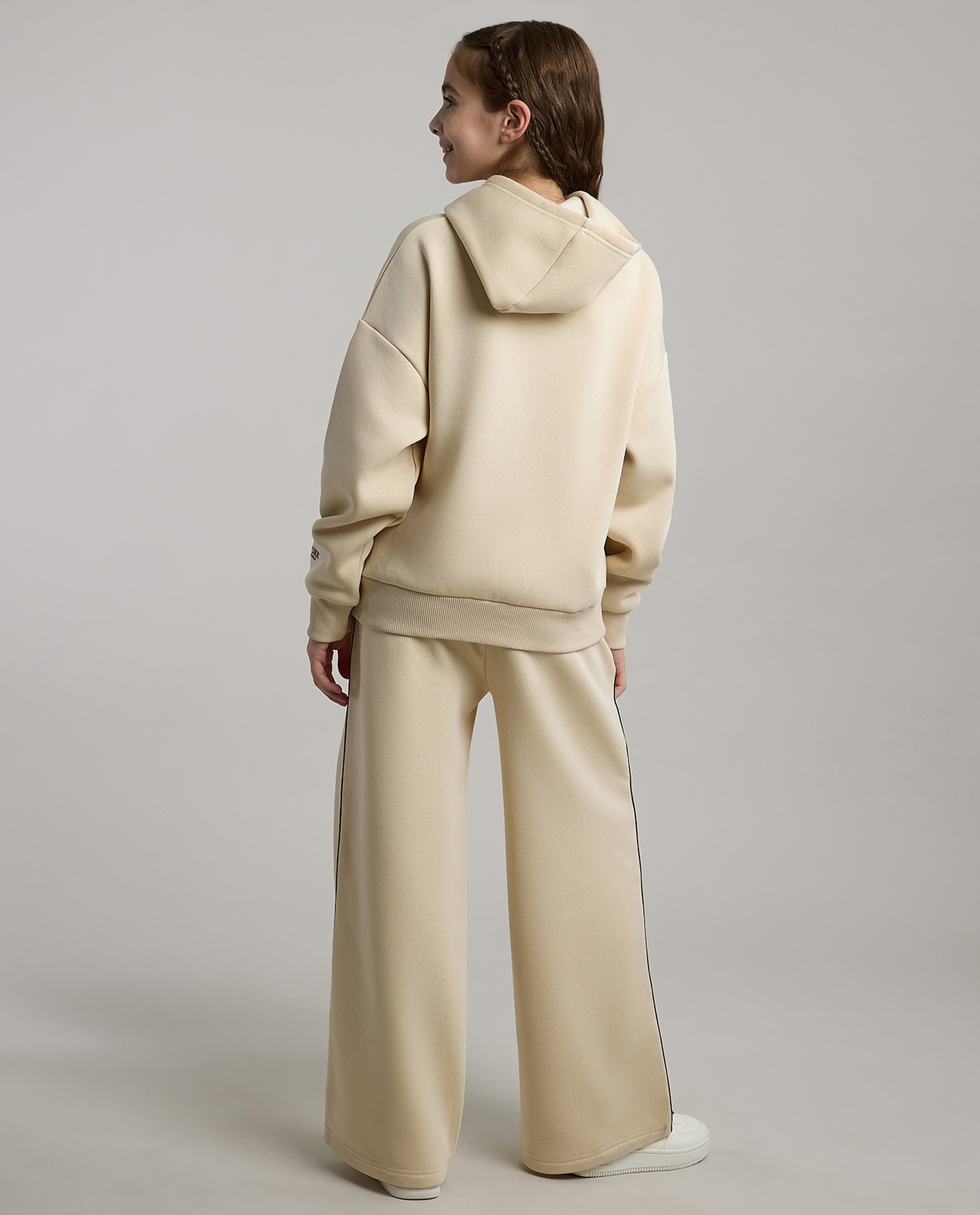 Embroidered Hooded Clothing Set