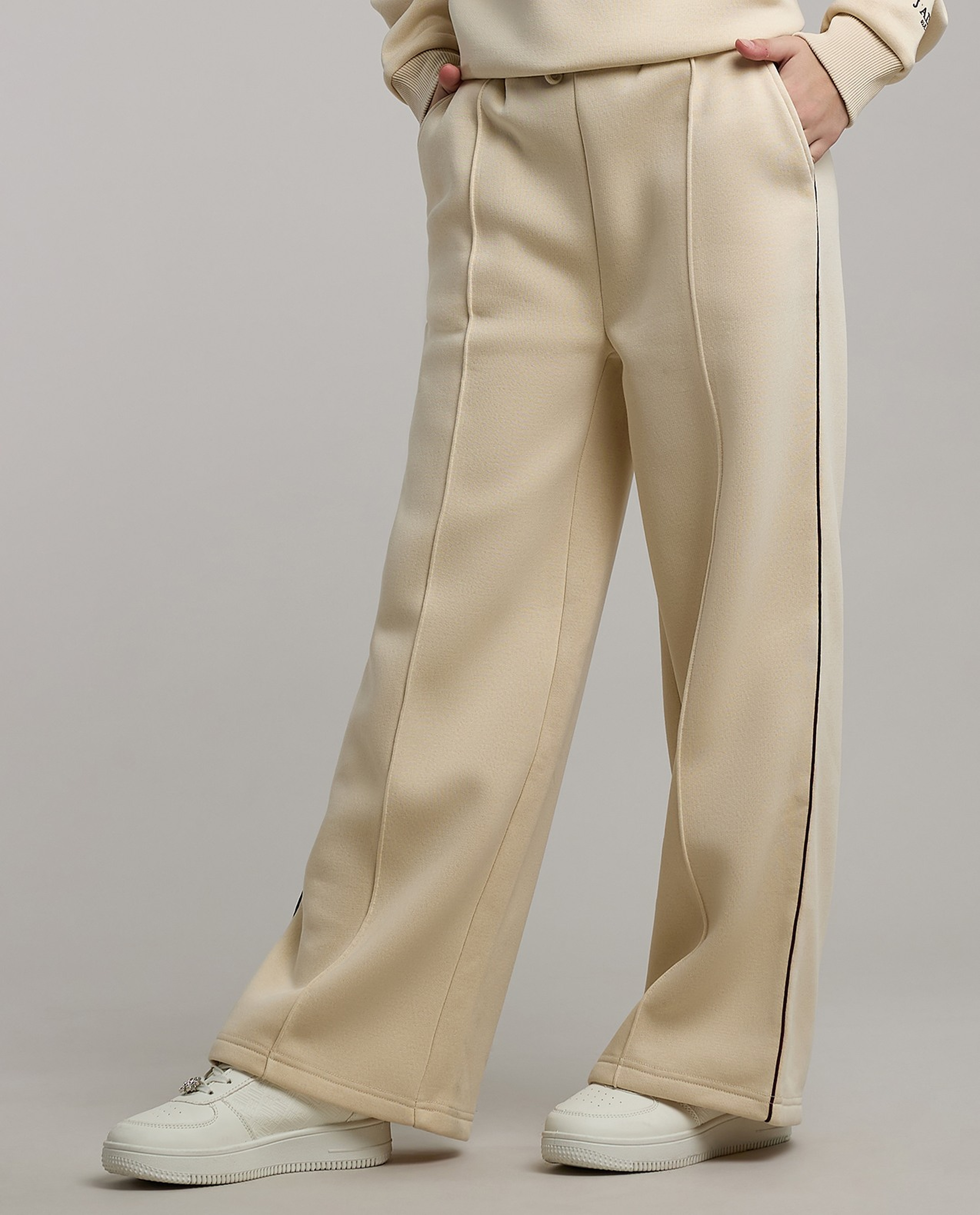 Embroidered Hooded Clothing Set