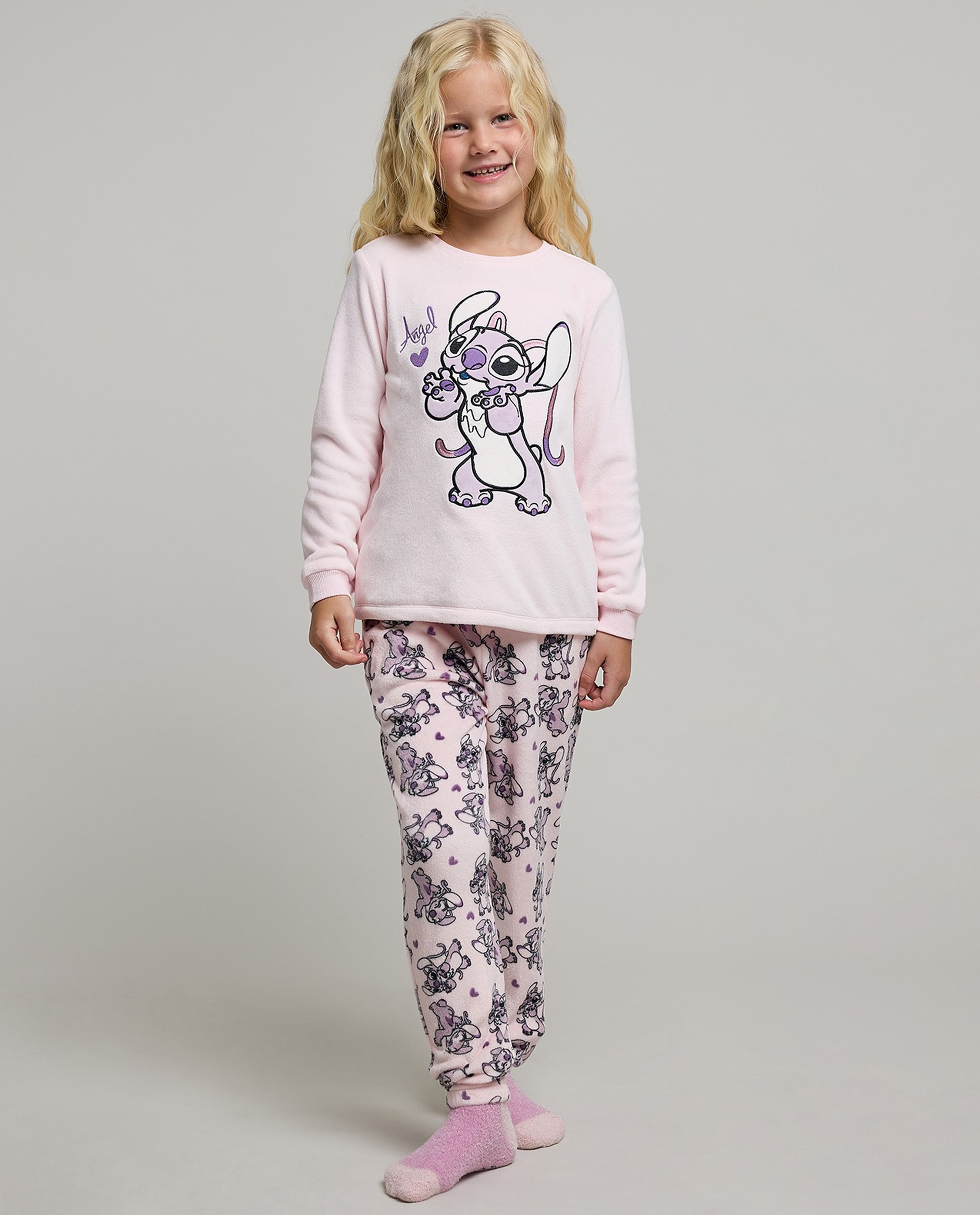 Angel Embroidered Pyjama Set