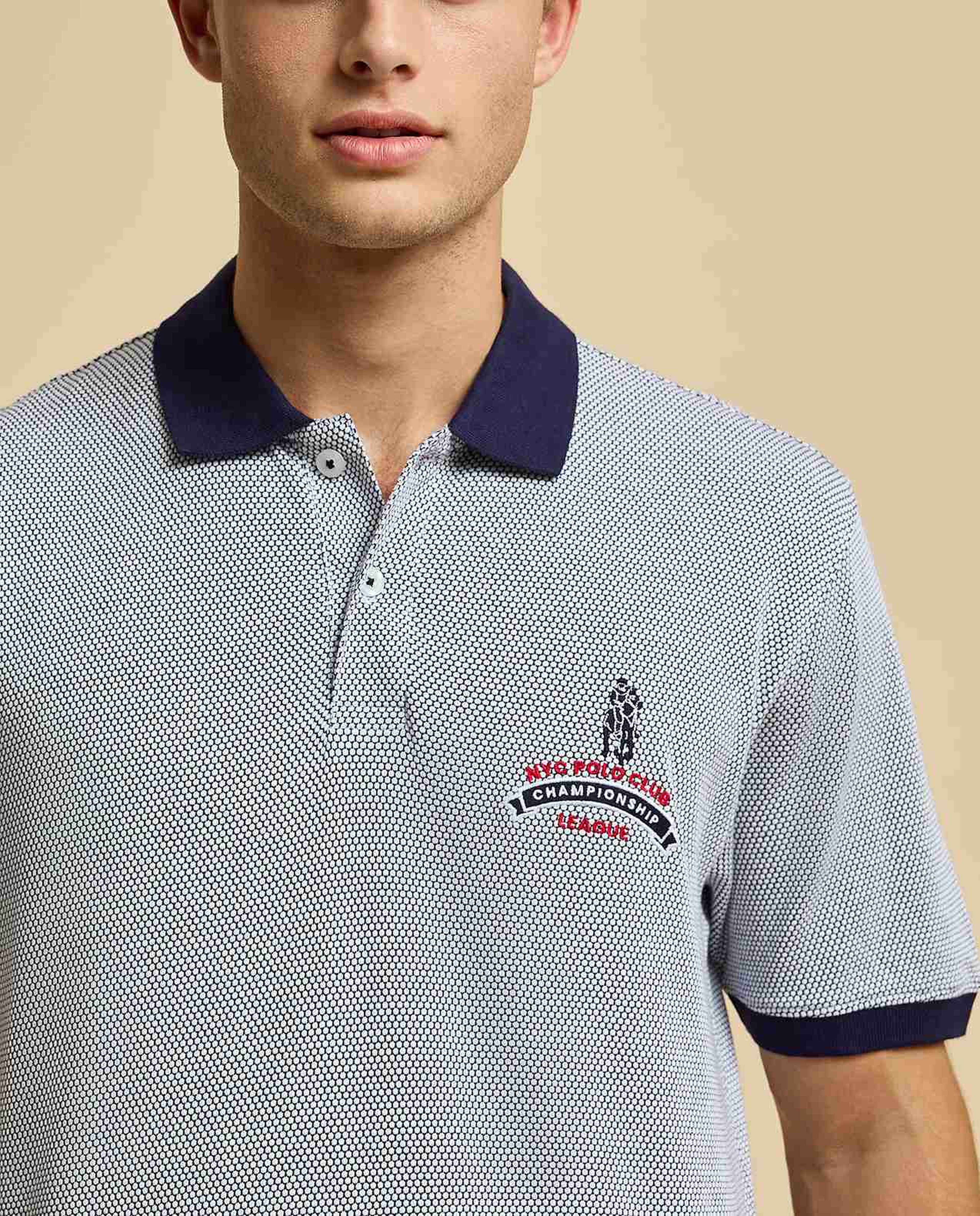 Embroidered Polo T-Shirt with Short Sleeves