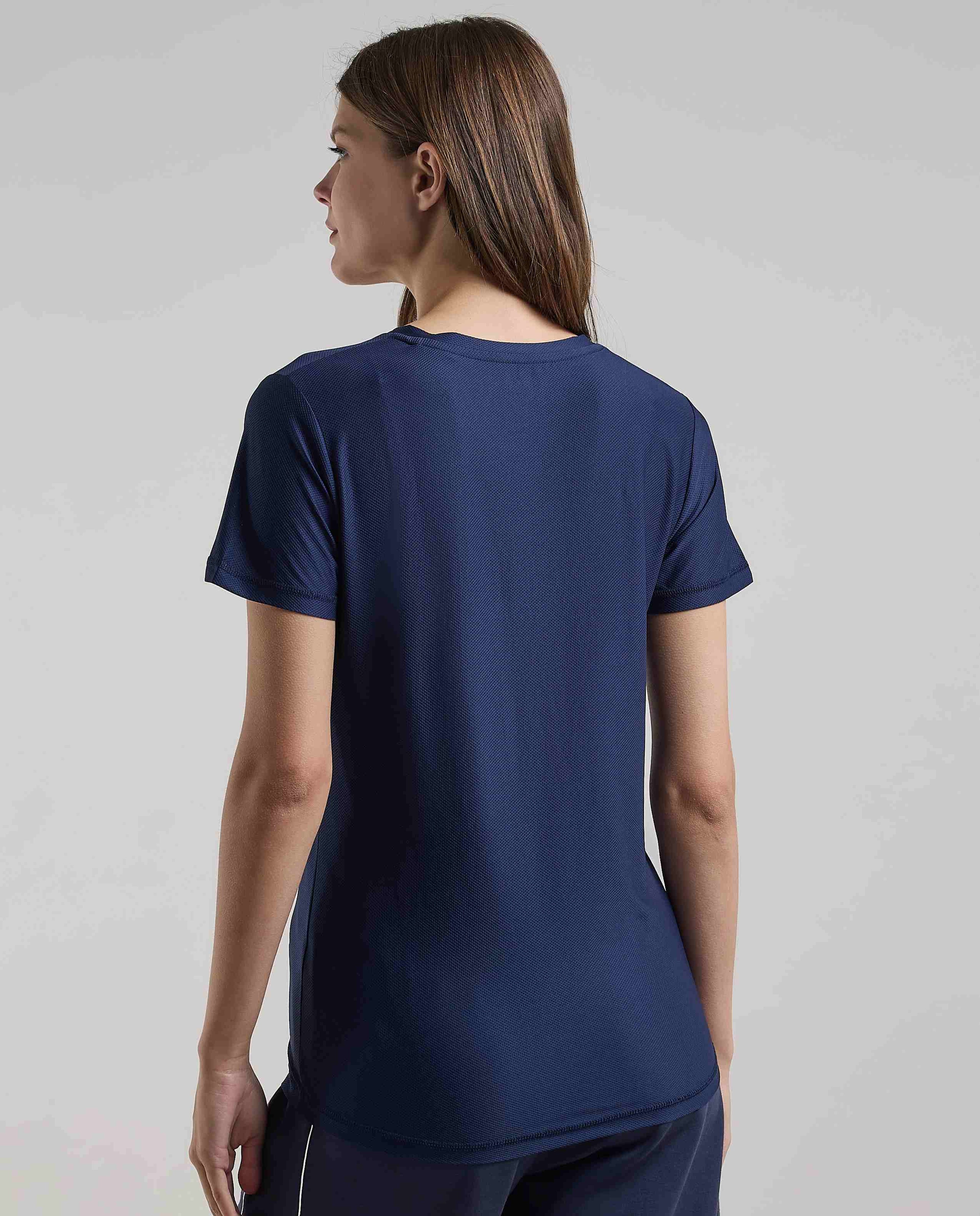 Logo Detail Active T-Shirt with Crew Neck and Short Sleeves