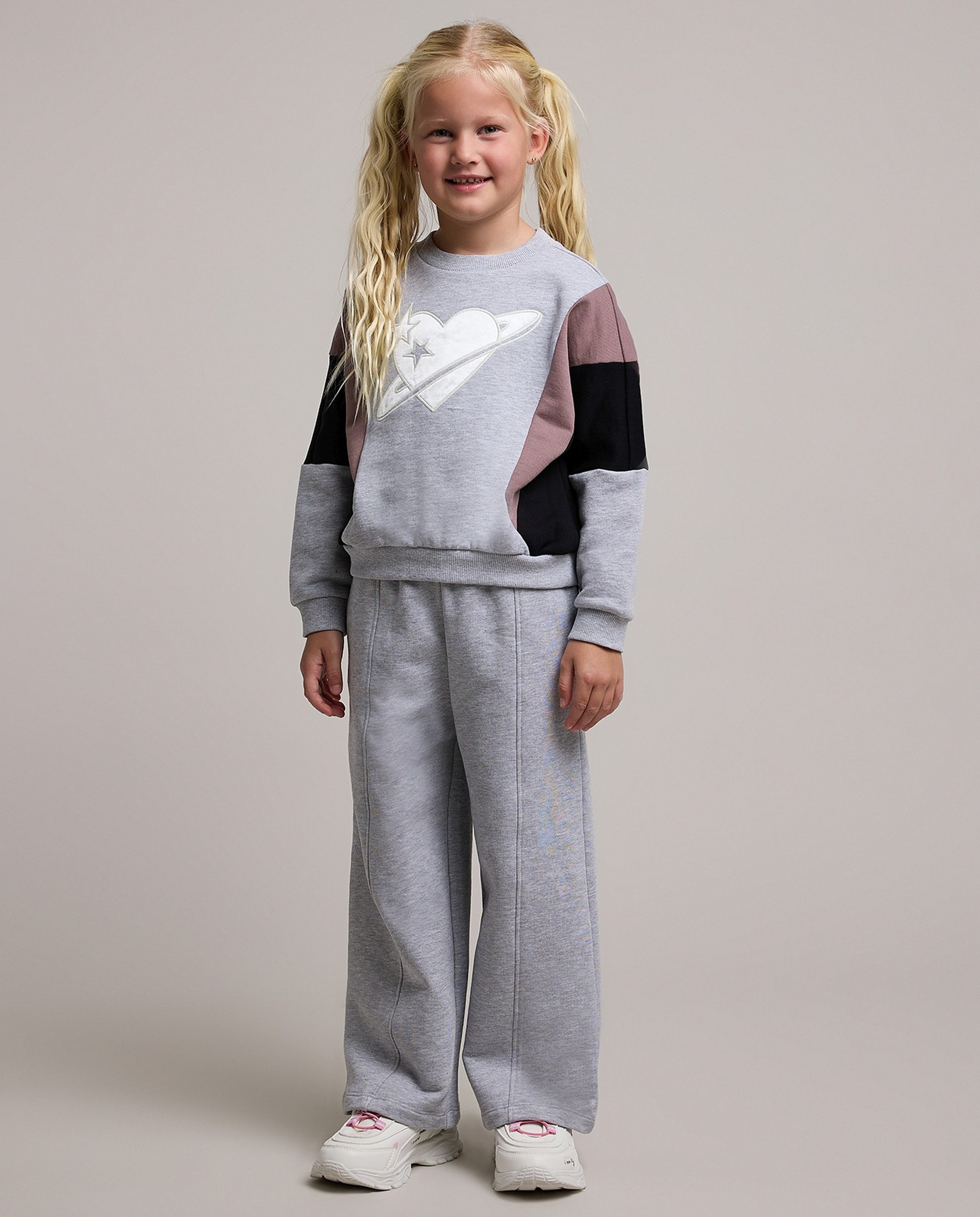 Color Block Clothing Set