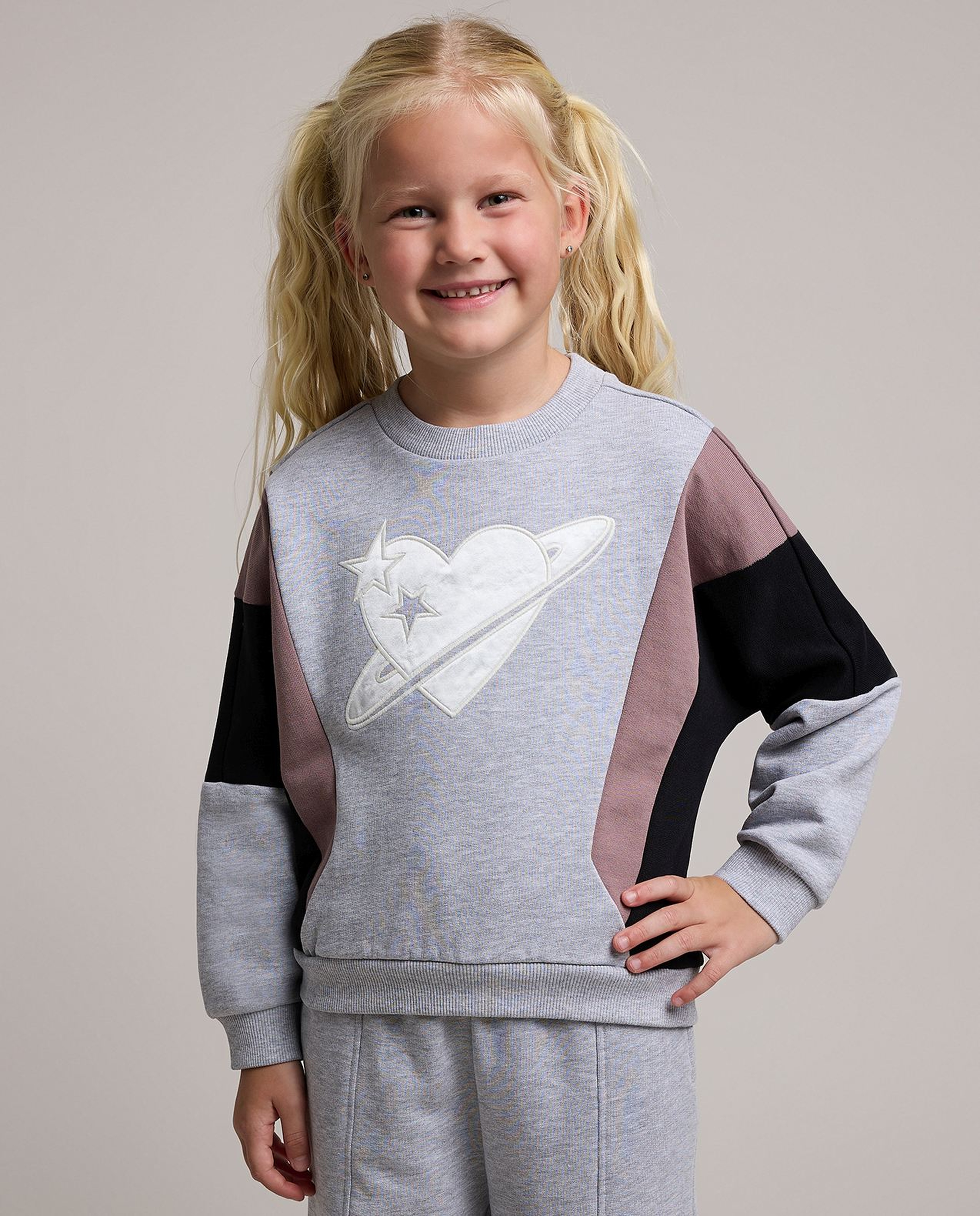 Color Block Clothing Set