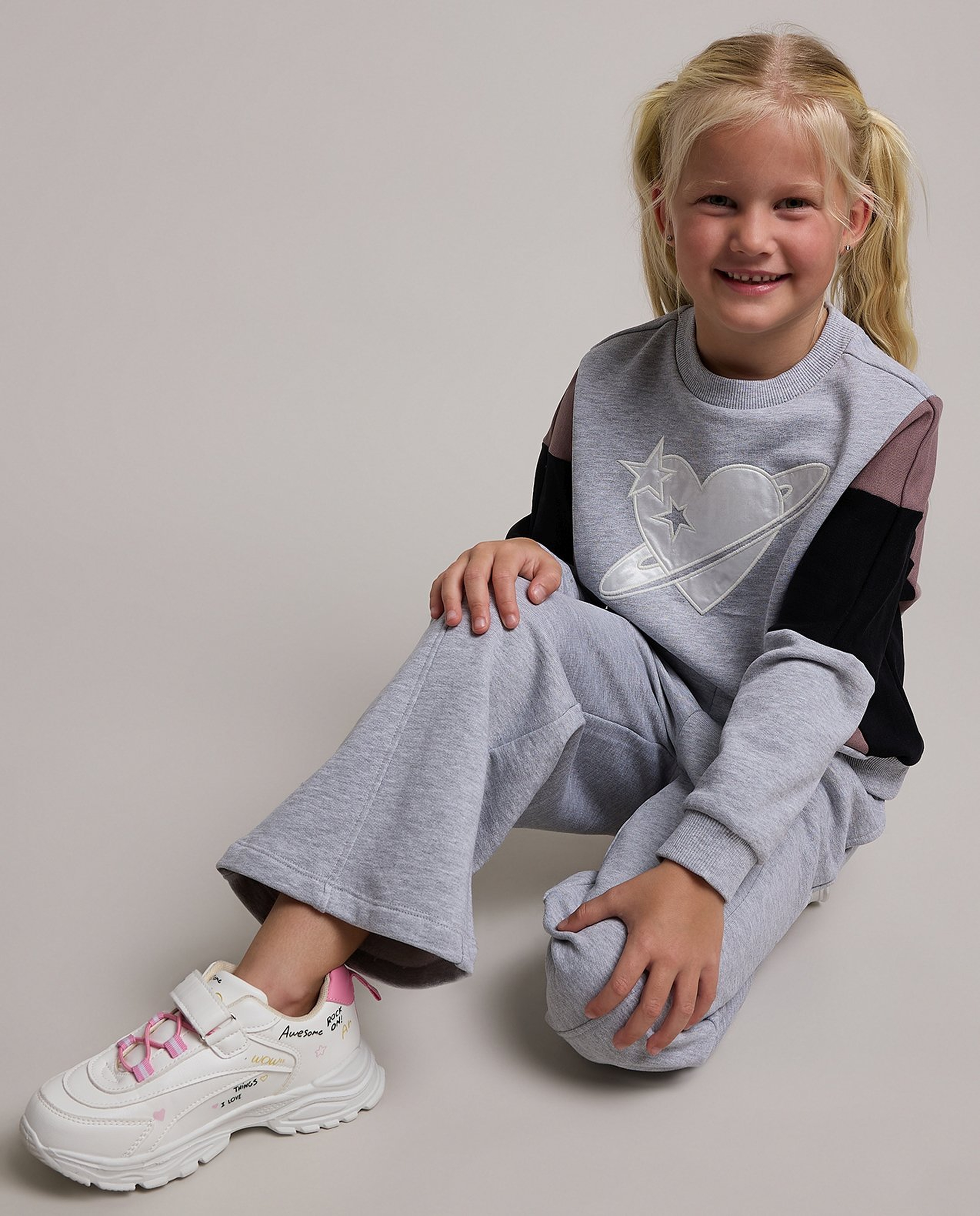 Color Block Clothing Set