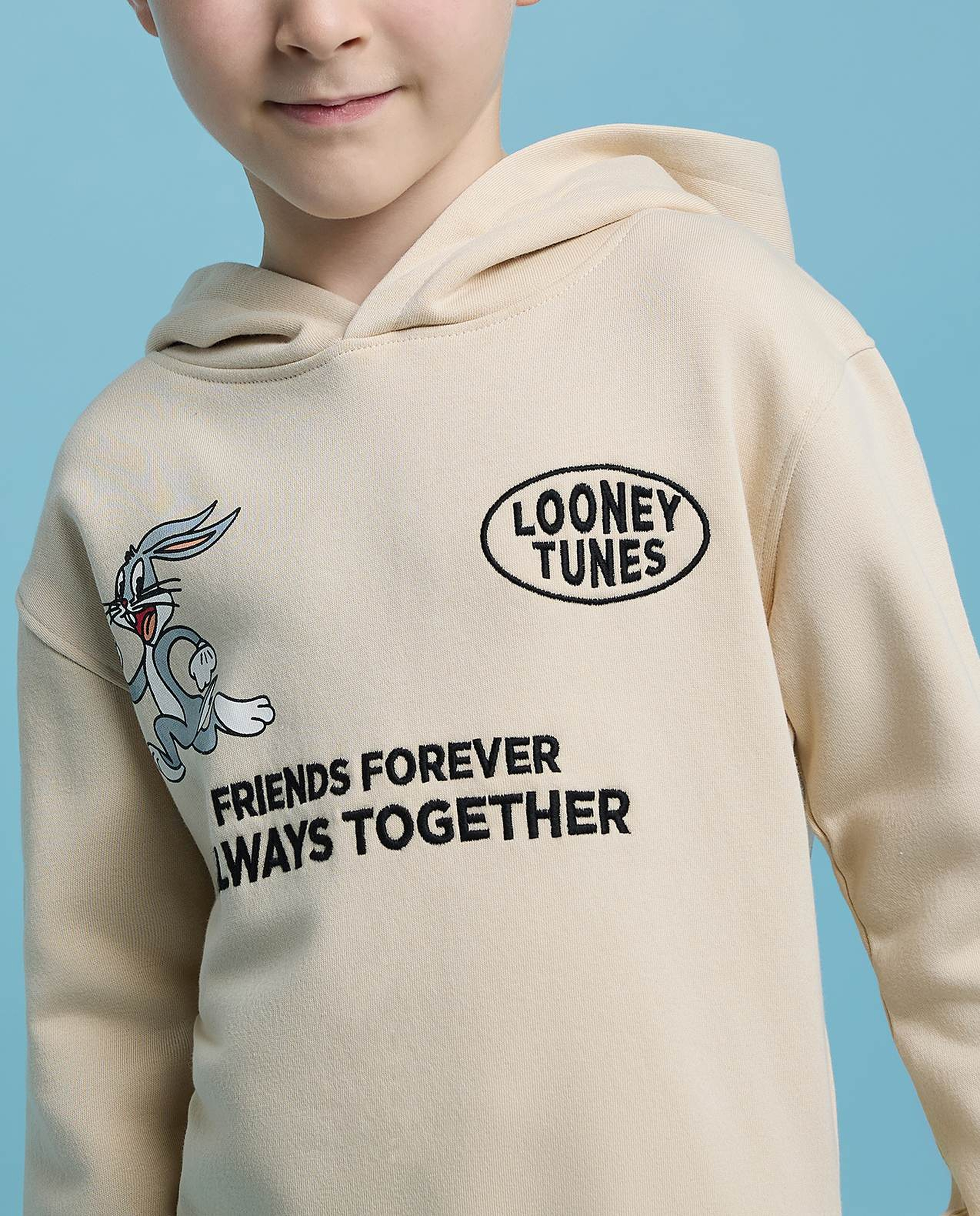Looney Tunes Hoodie with Long Sleeves