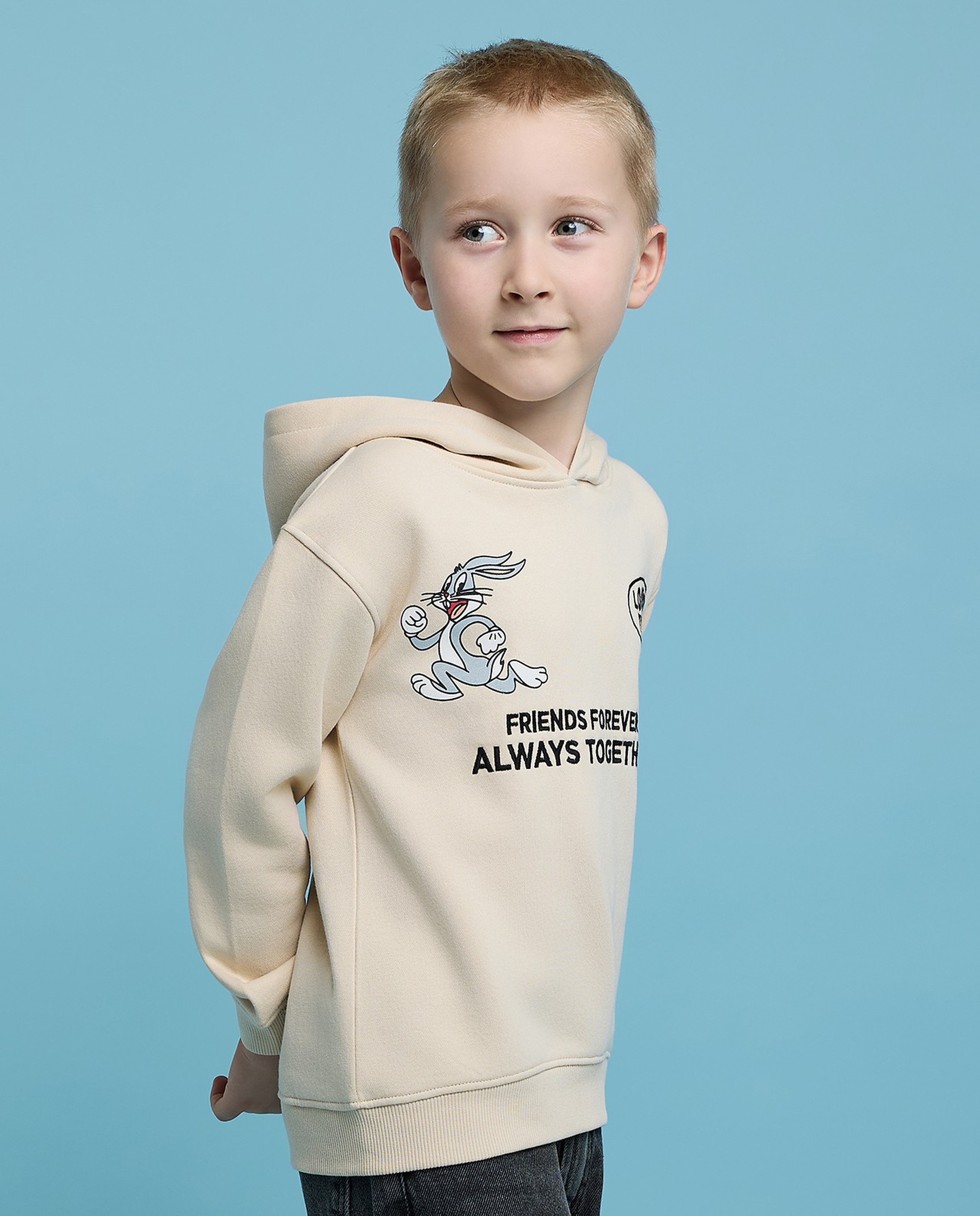 Looney Tunes Hoodie with Long Sleeves