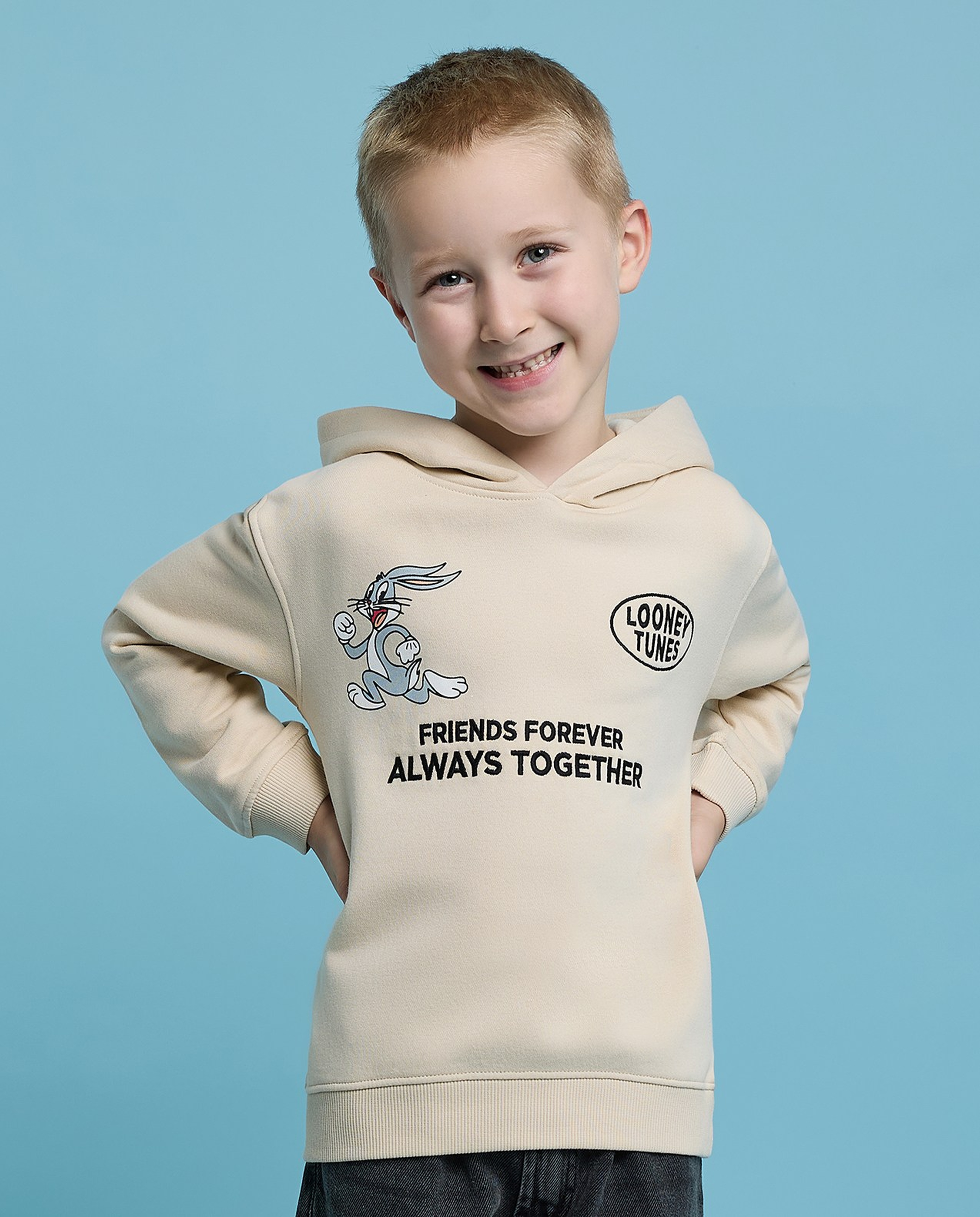 Looney Tunes Hoodie with Long Sleeves