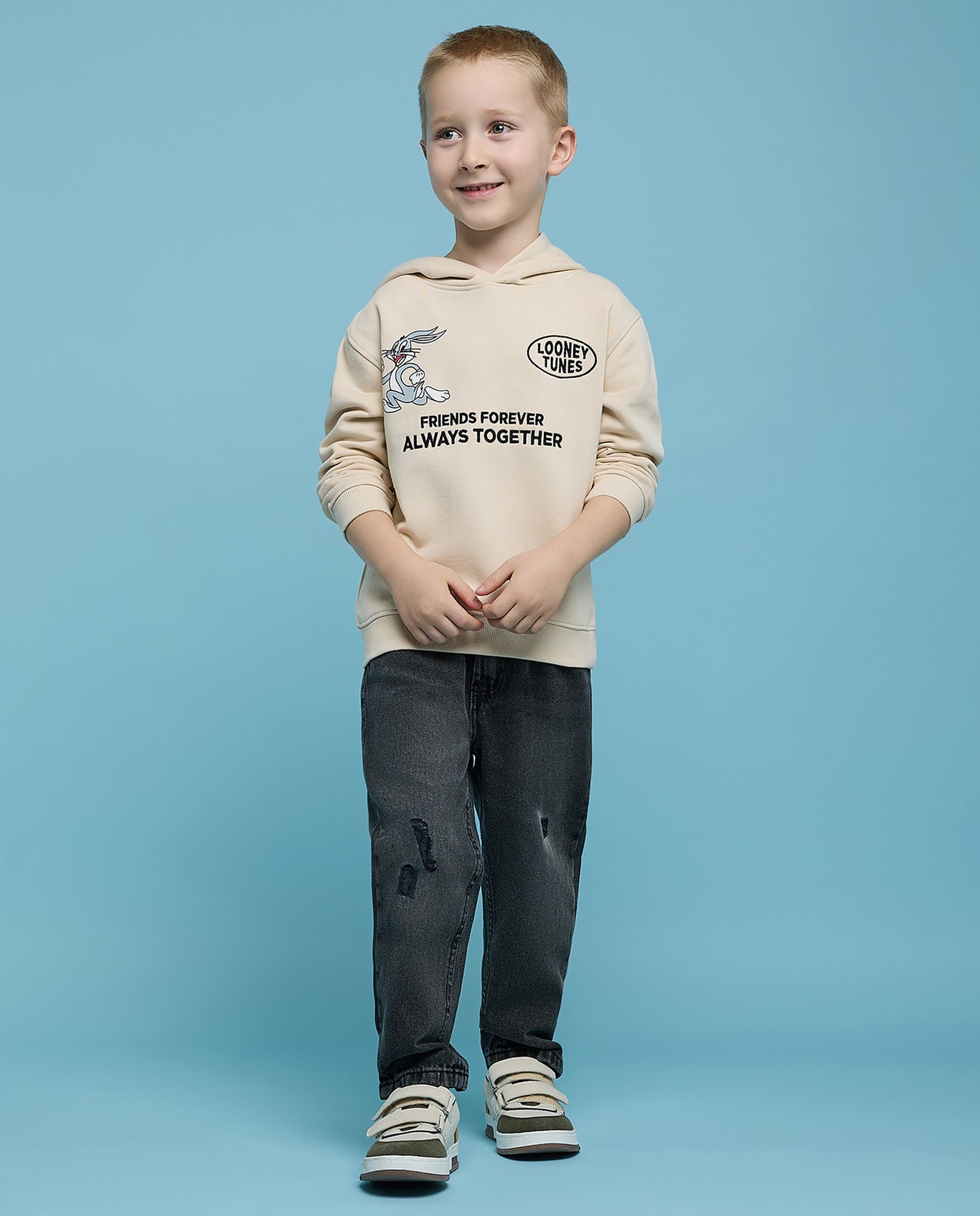 Looney Tunes Hoodie with Long Sleeves