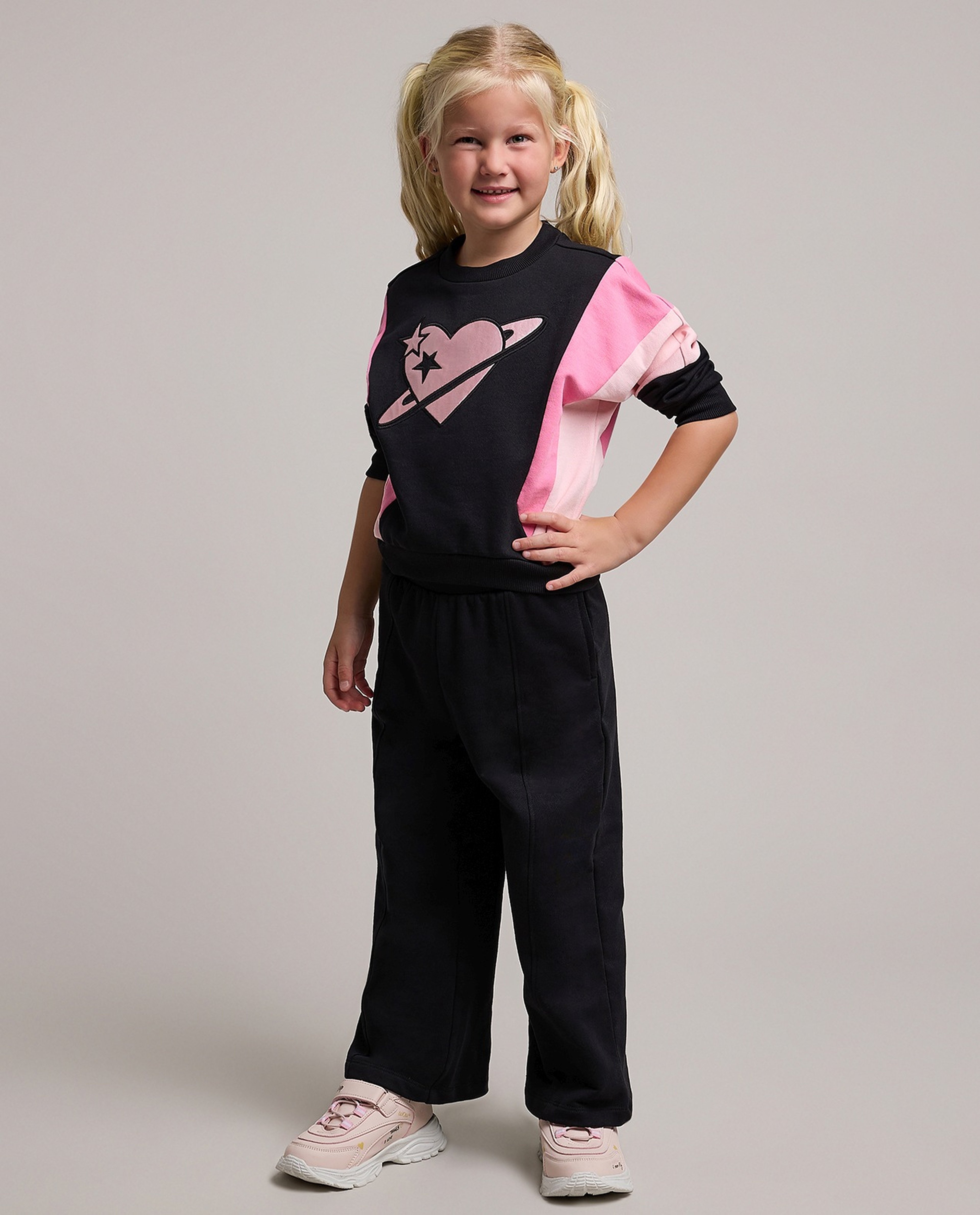 Color Block Clothing Set