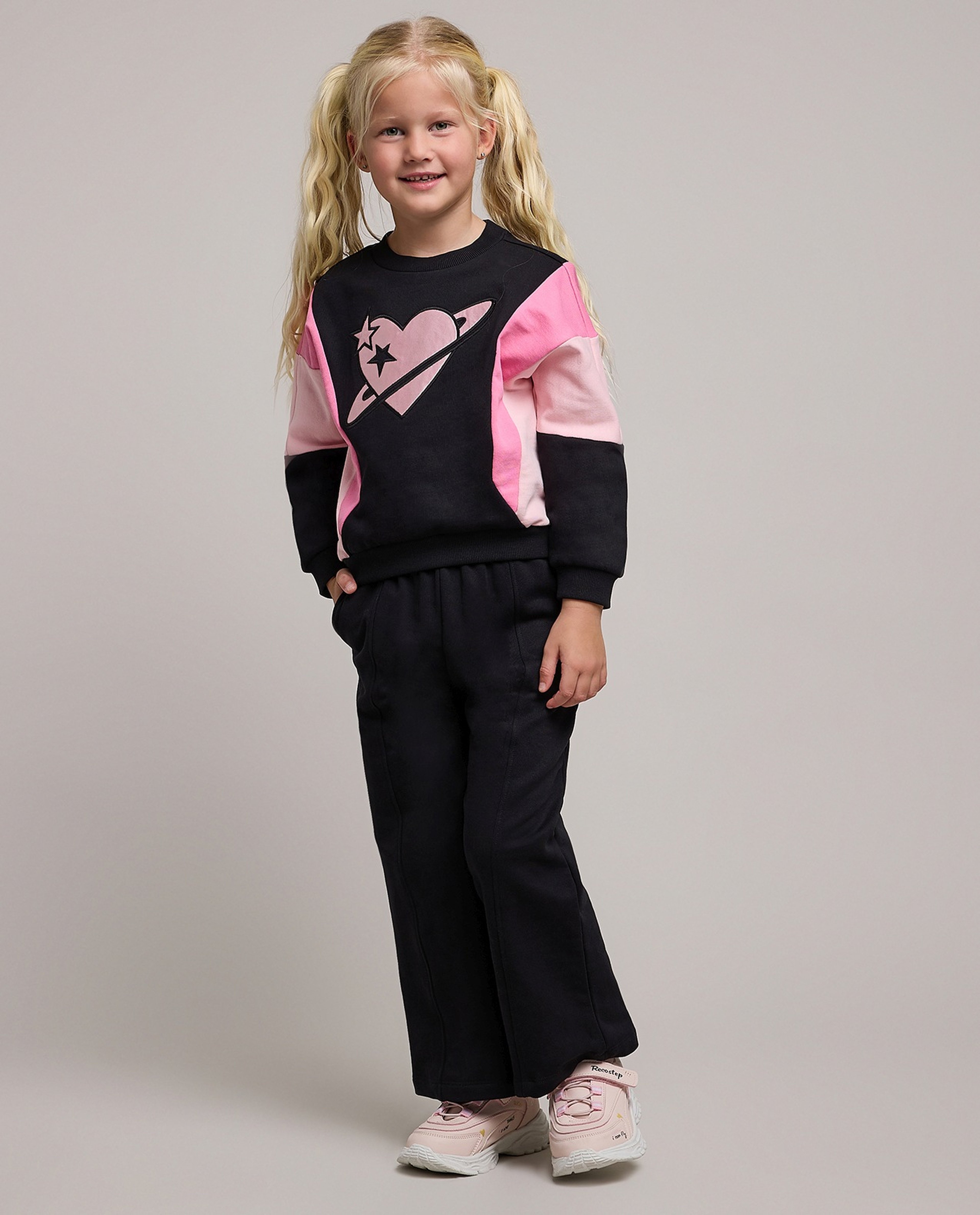 Color Block Clothing Set