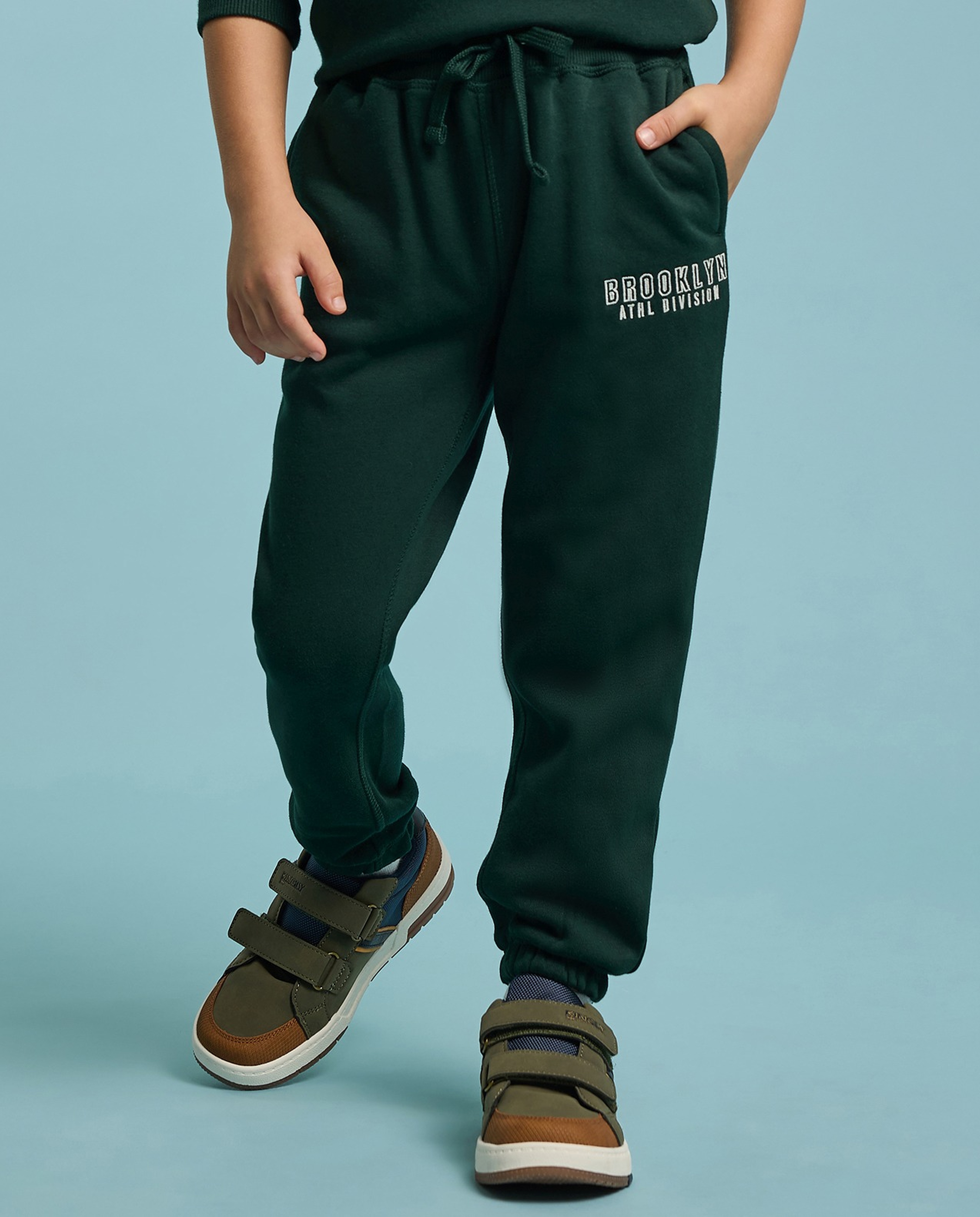 Embroidered Sweatsuit Set