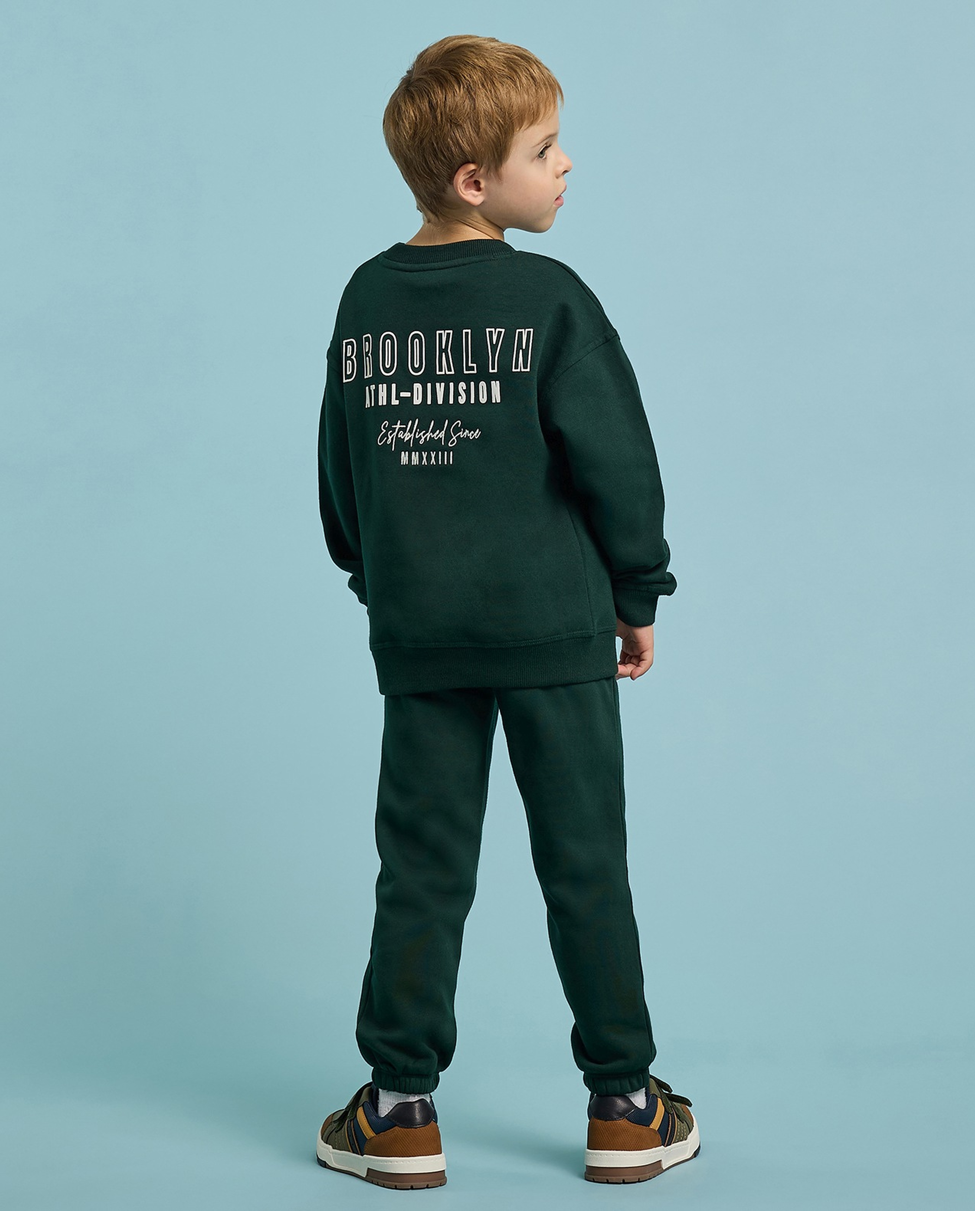 Embroidered Sweatsuit Set