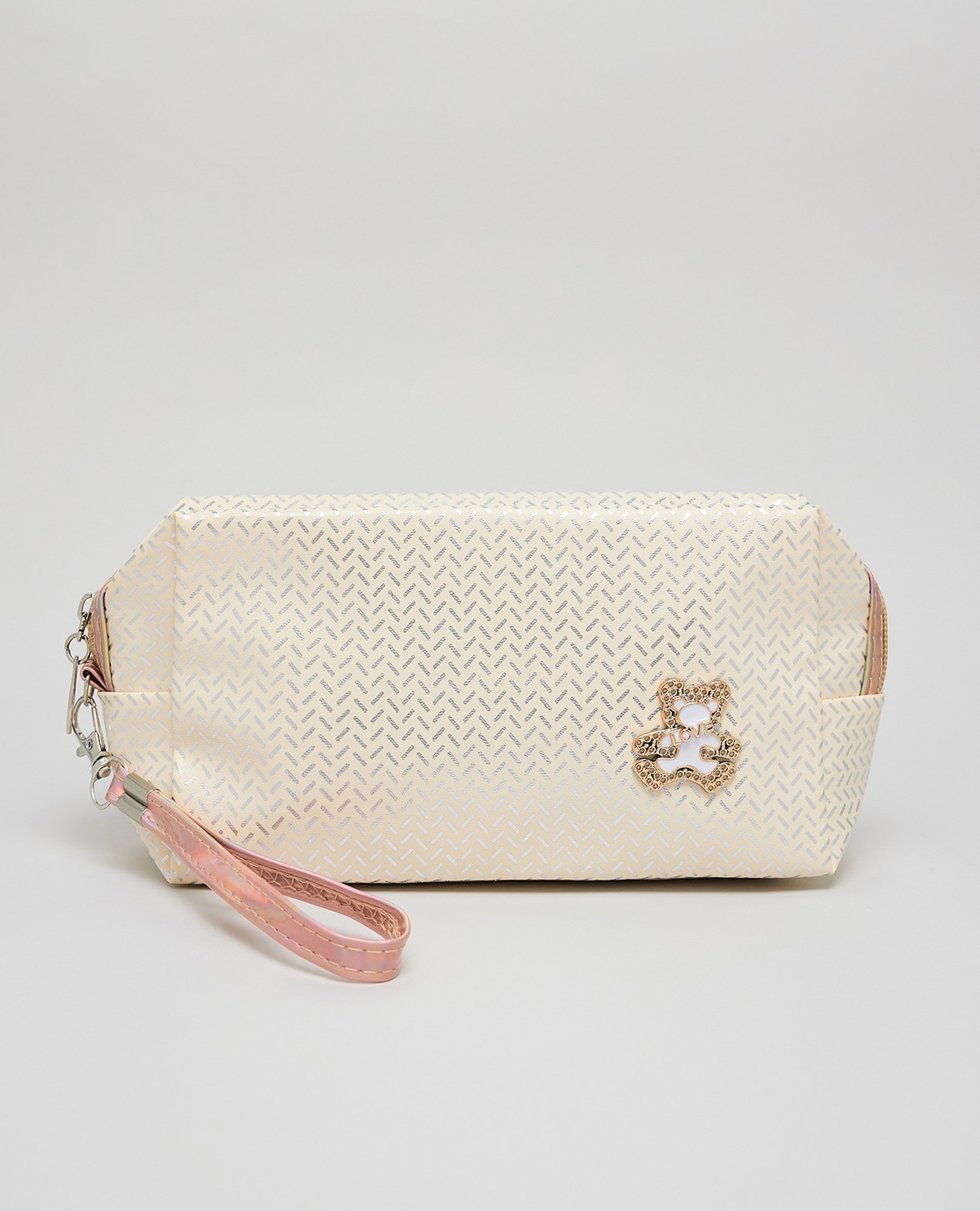 Patterned Cosmetic Pouch