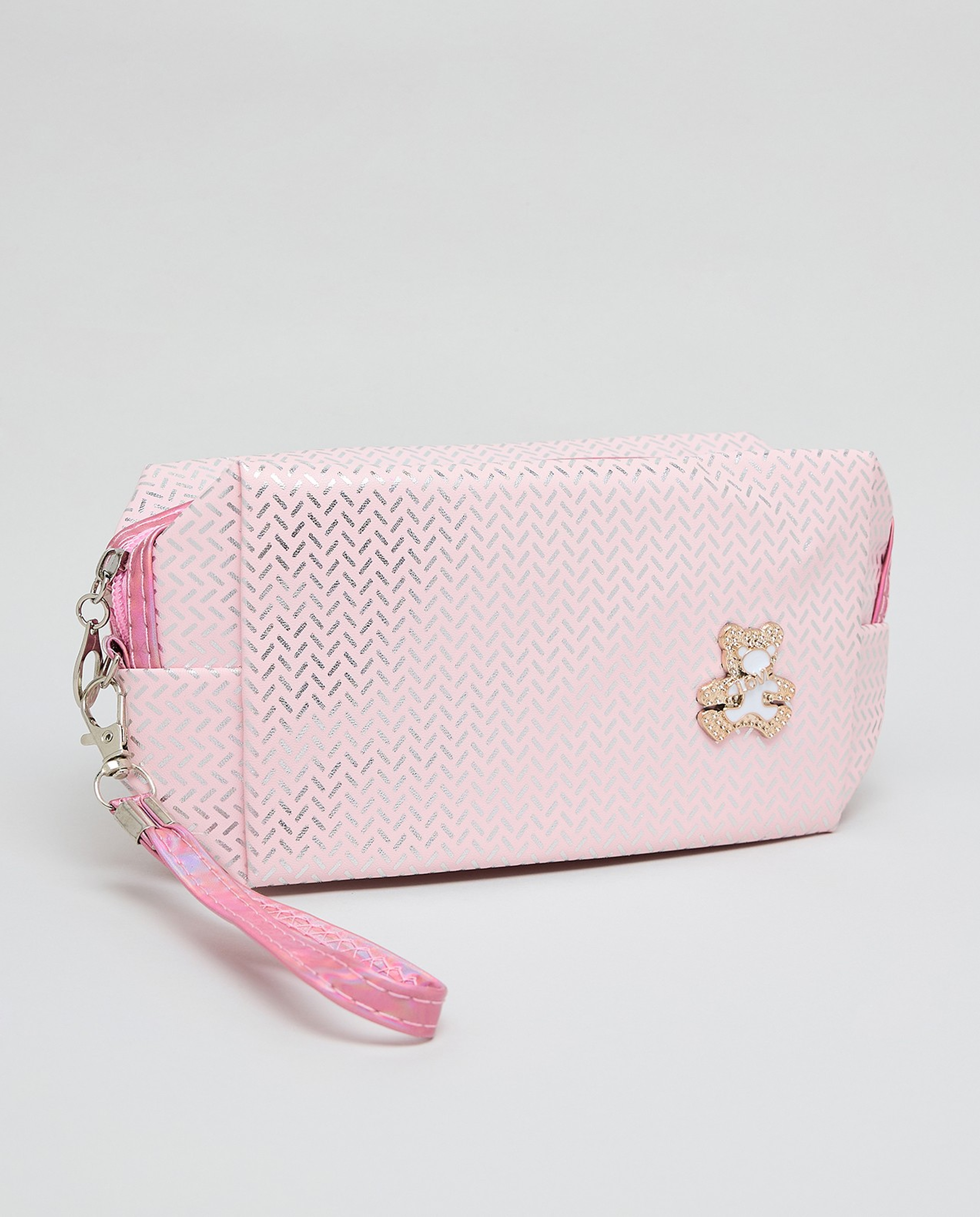 Patterned Cosmetic Pouch