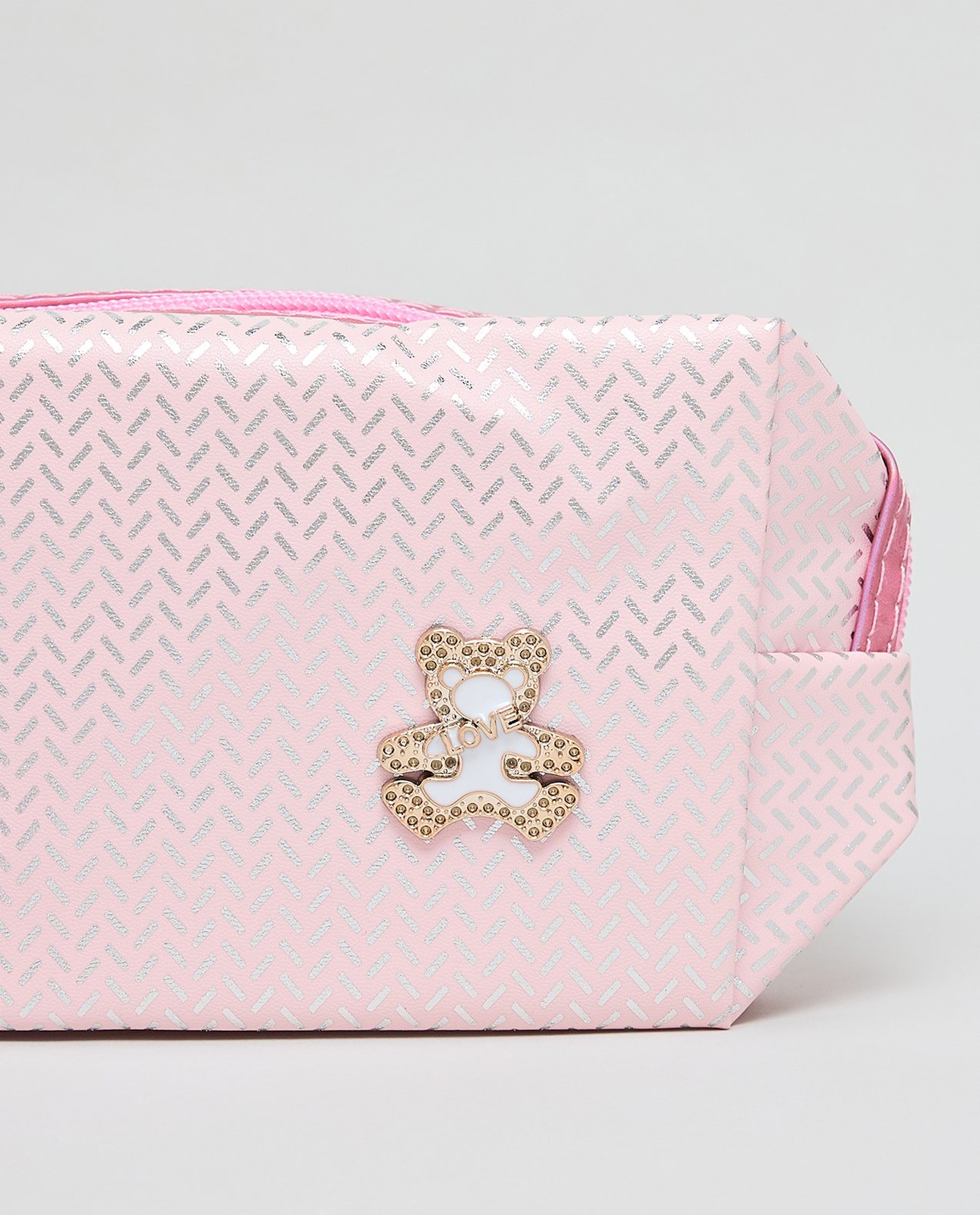 Patterned Cosmetic Pouch