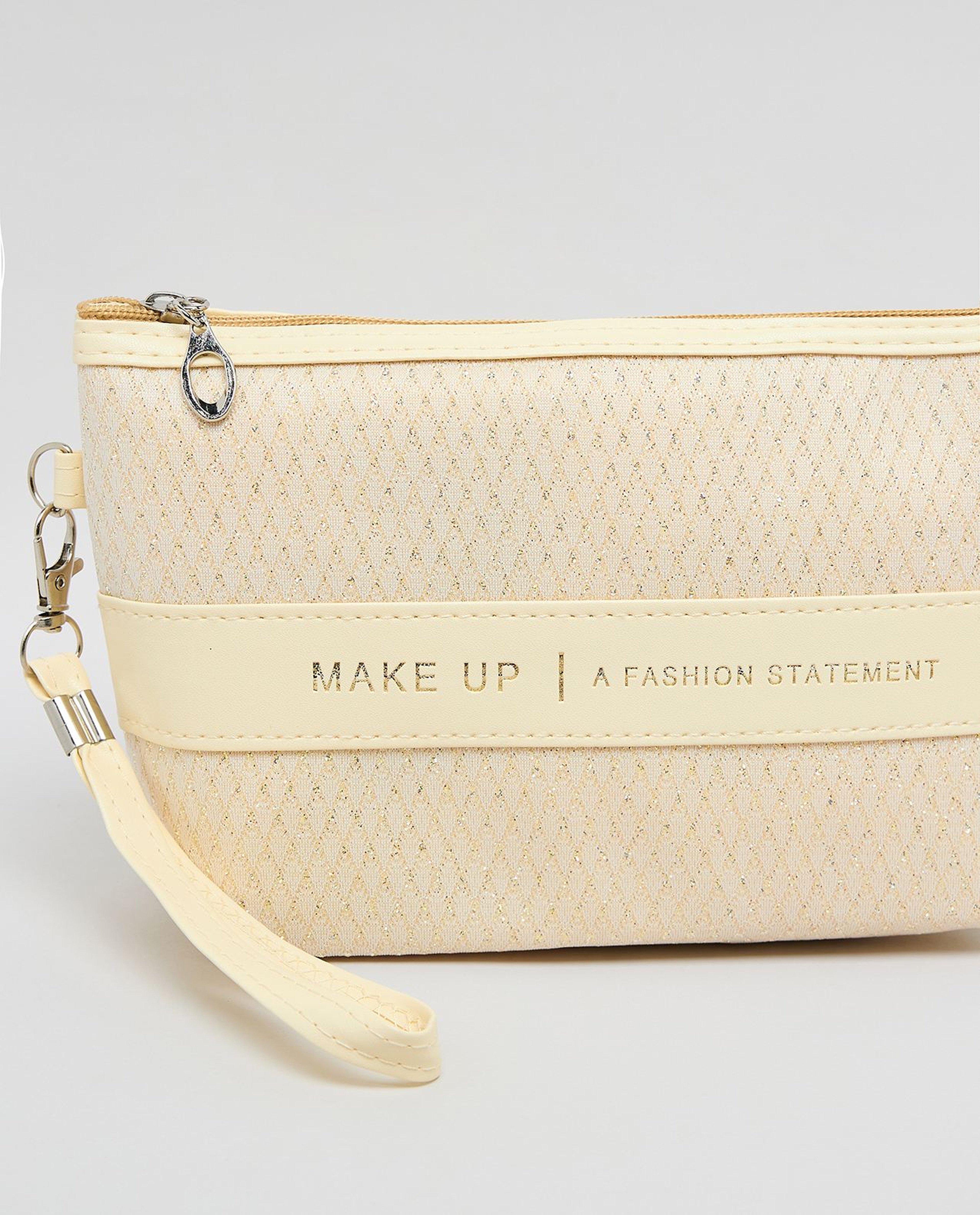 Patterned Cosmetic Pouch