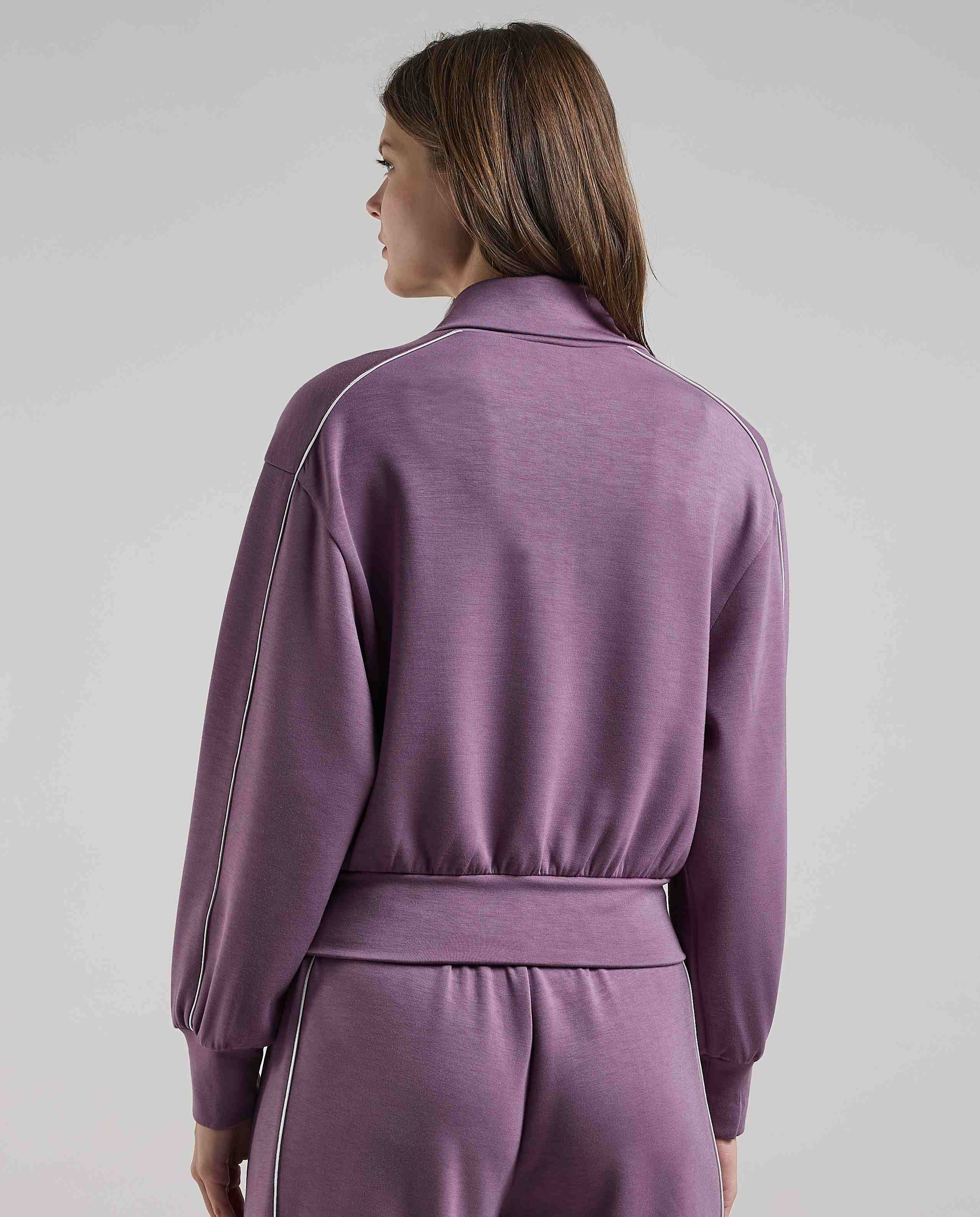 Solid Jacket with Zipper Closure