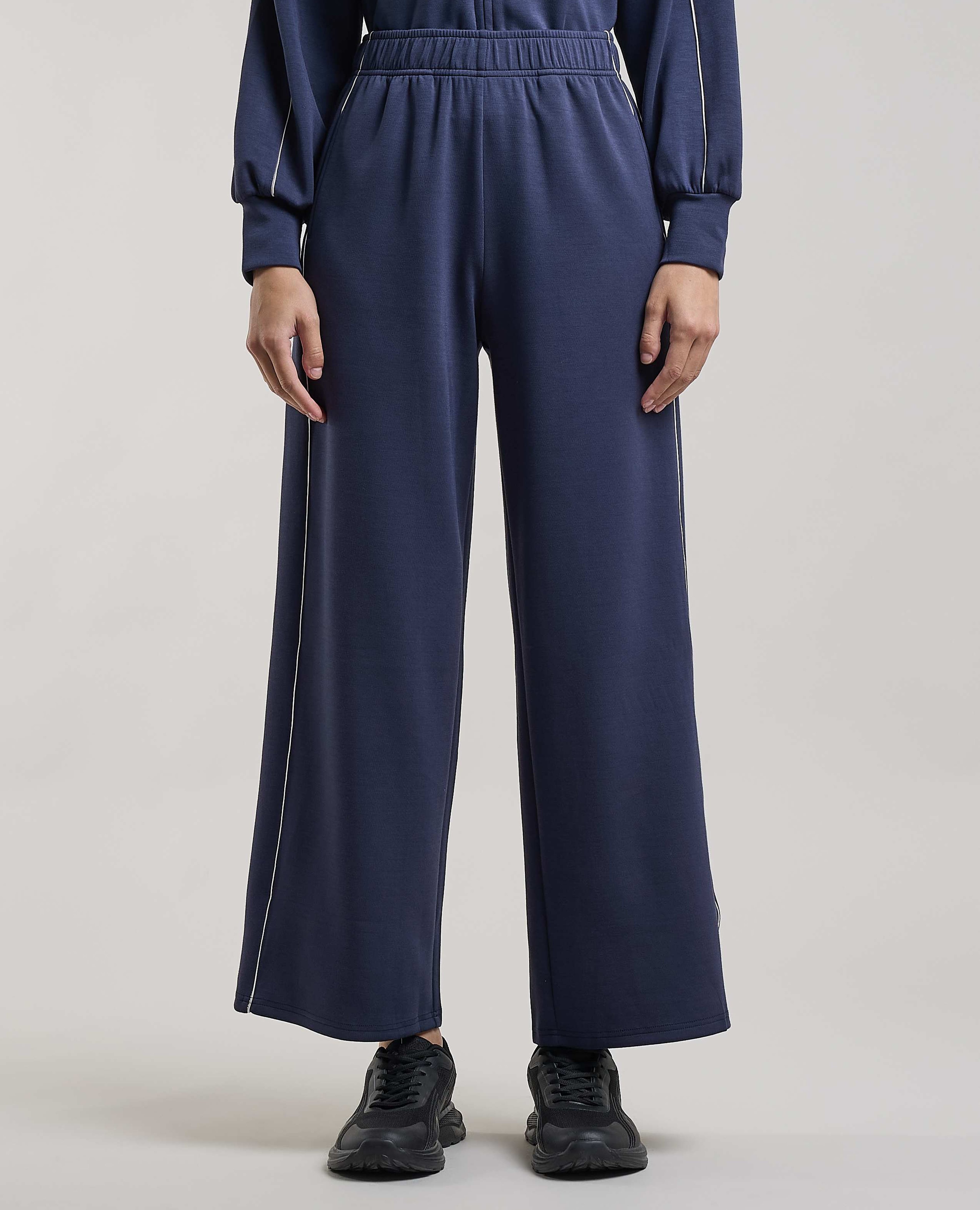 Solid Sweatpants with Drawstring Waist