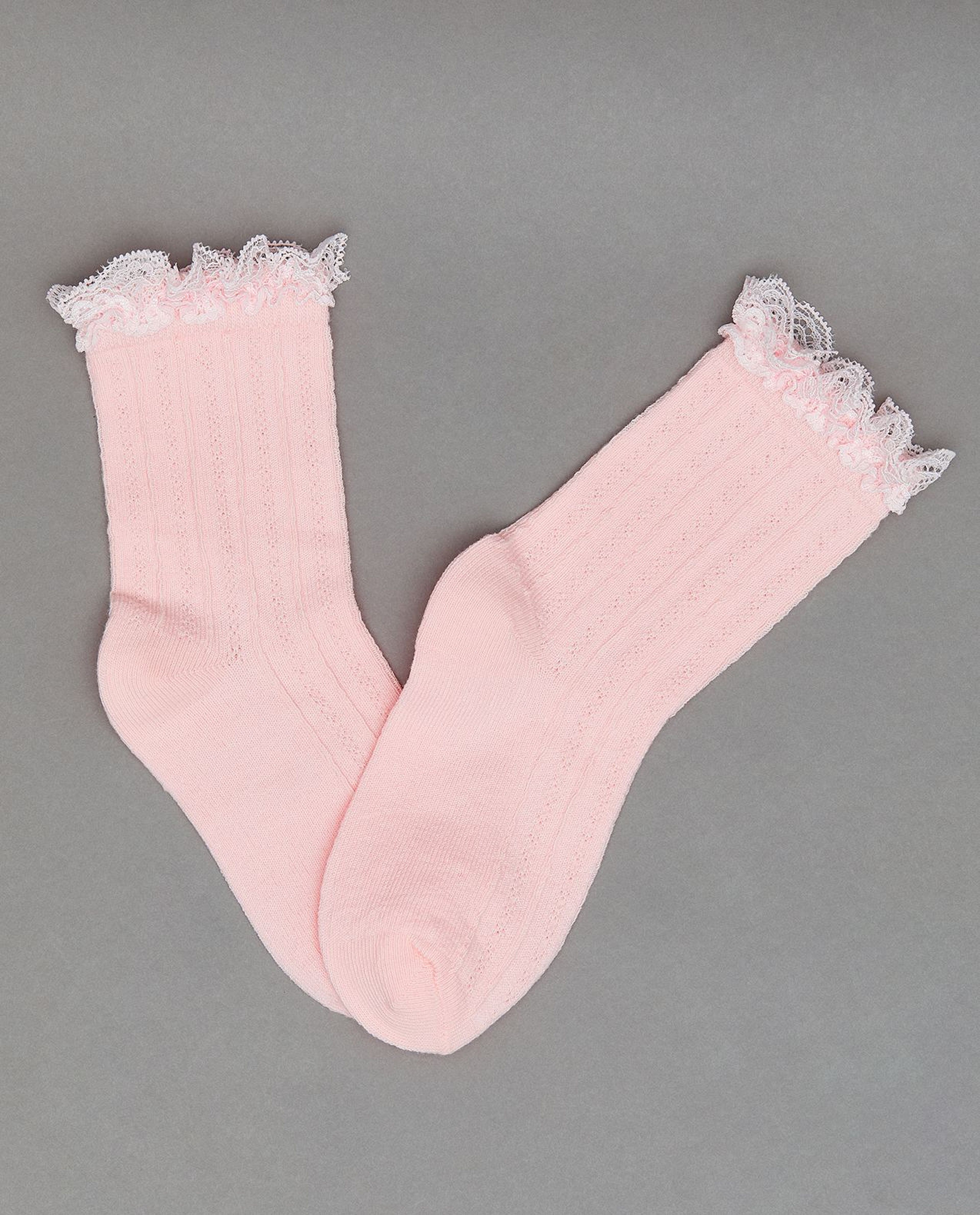 3 Pack Solid Crew Socks