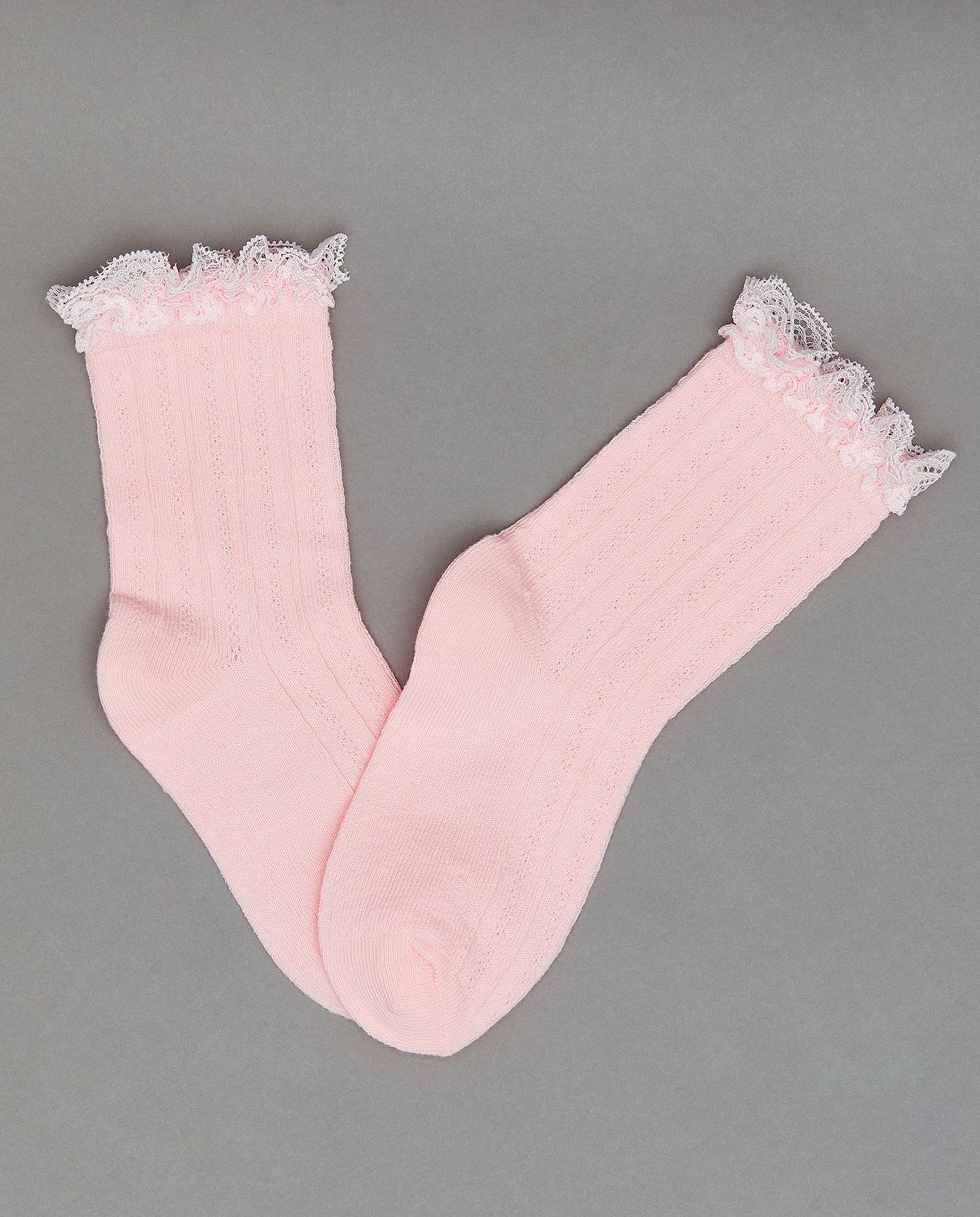 3 Pack Solid Crew Socks