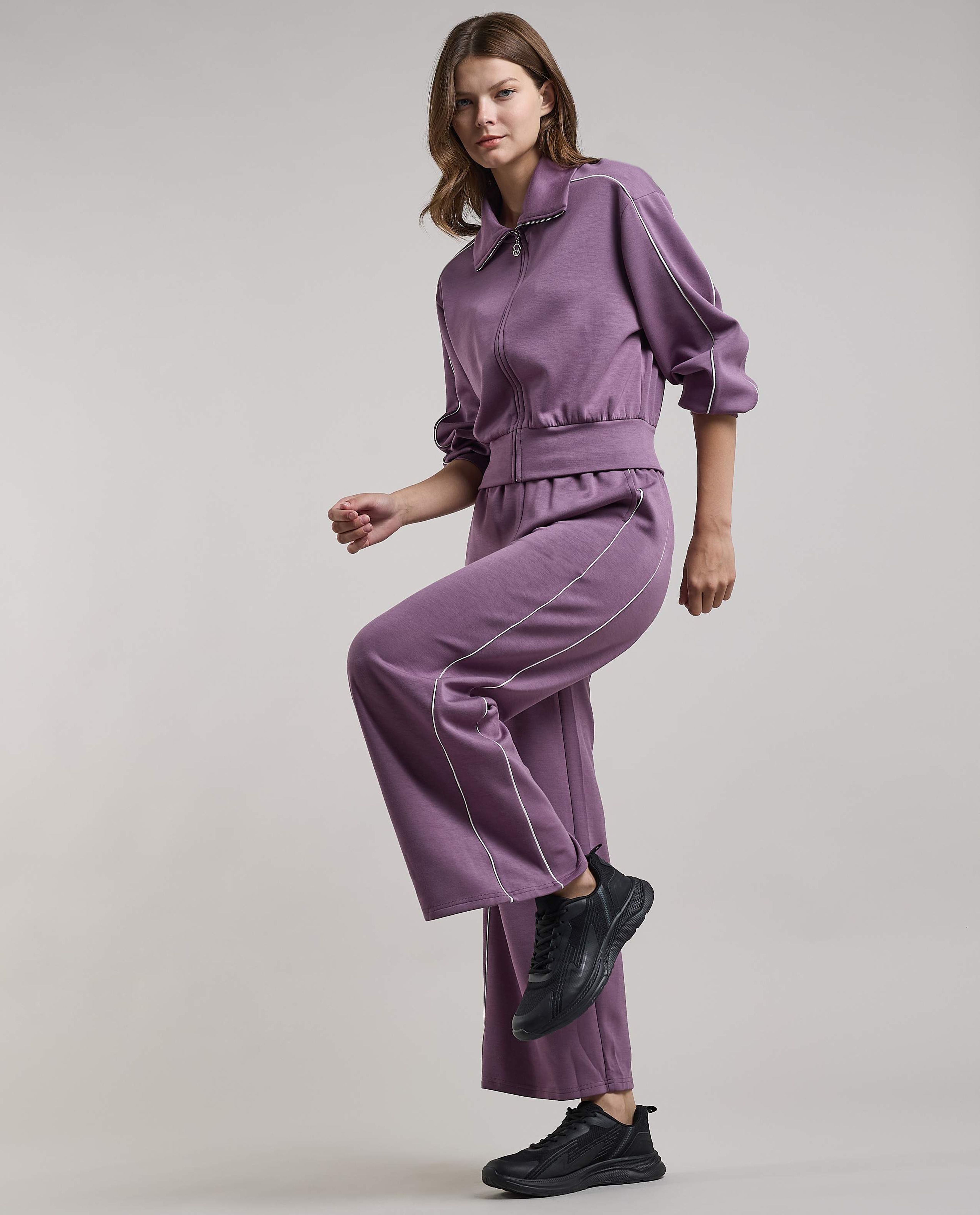 Solid Sweatpants with Drawstring Waist