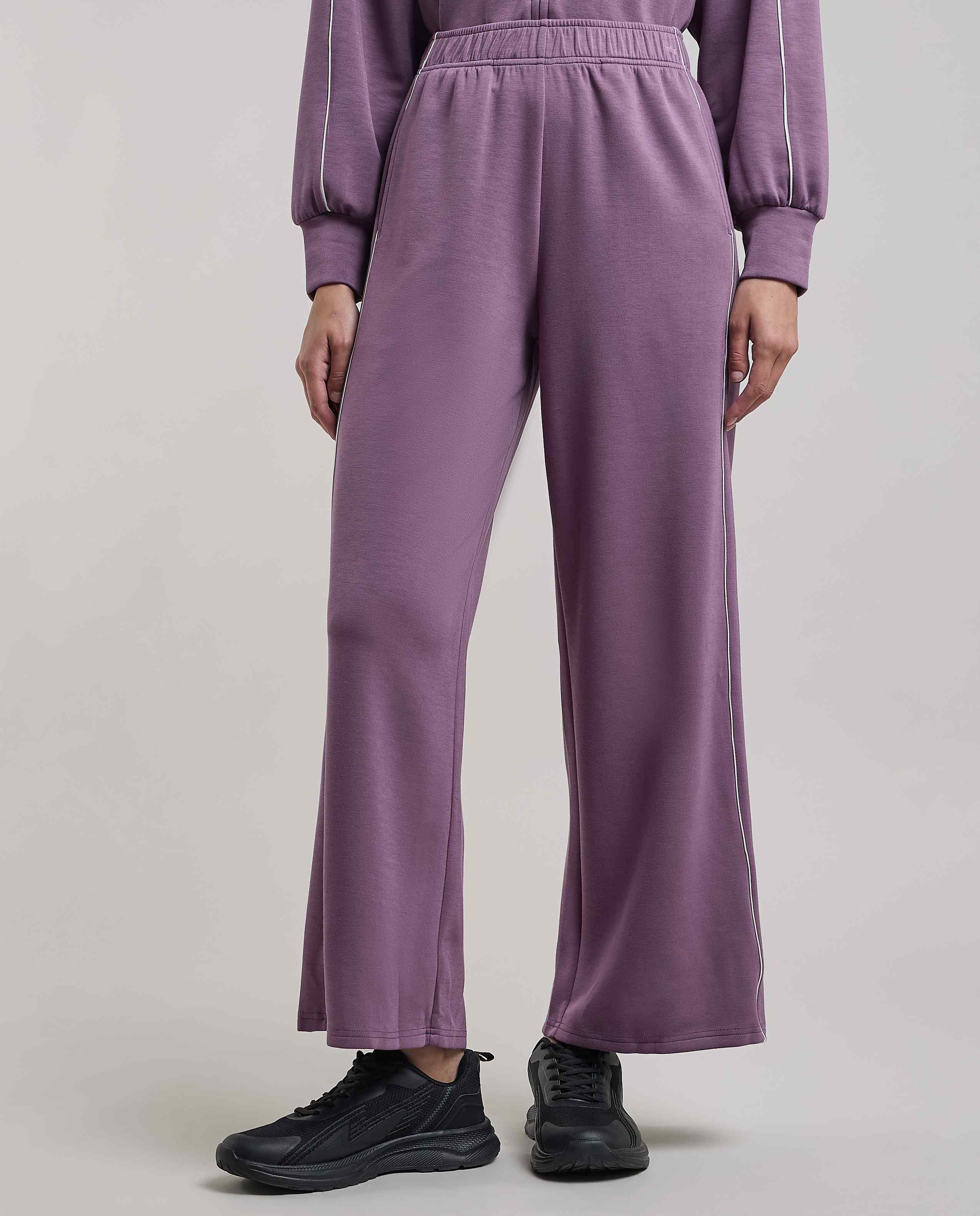 Solid Sweatpants with Drawstring Waist