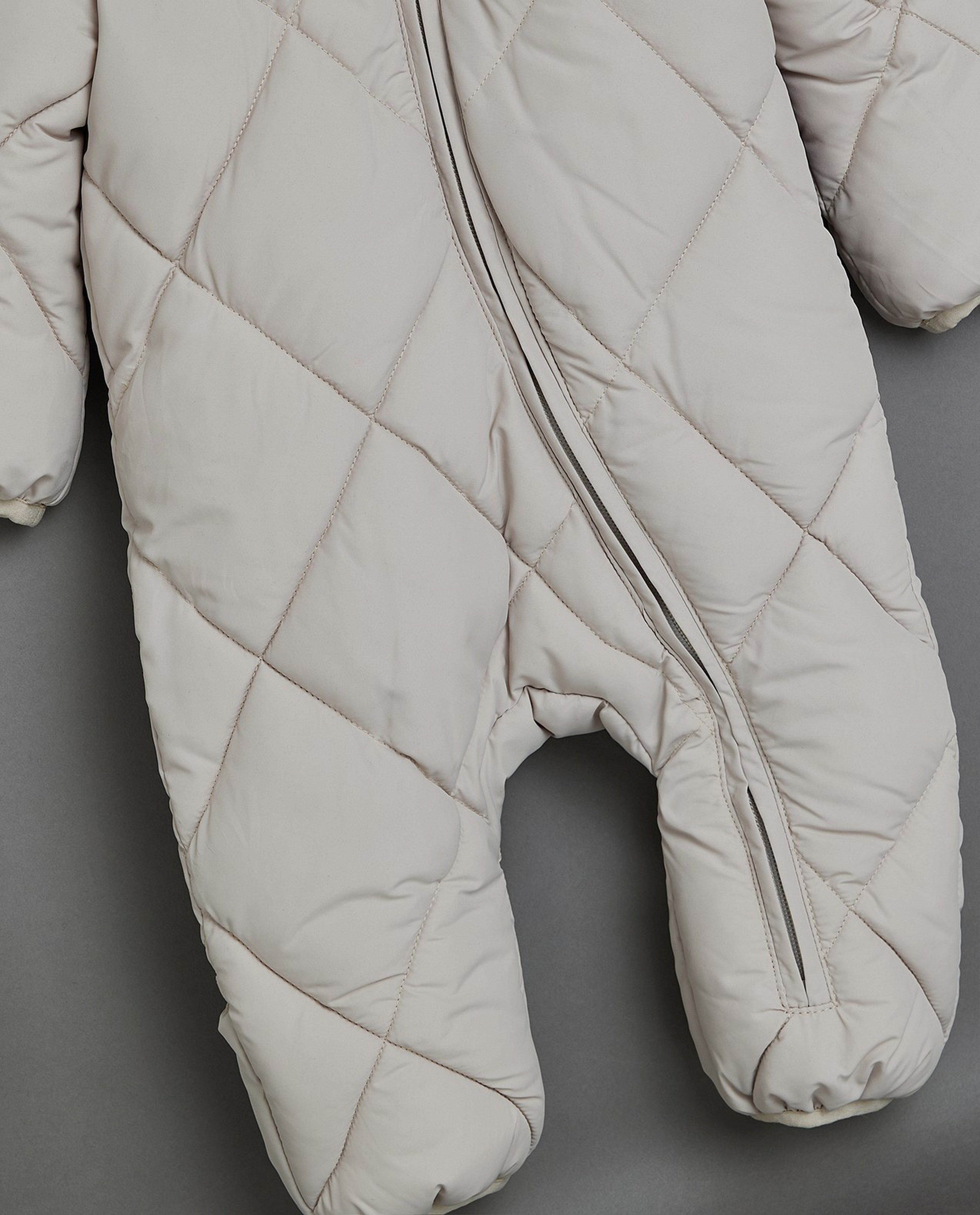 Quilted Hooded Sleepsuit