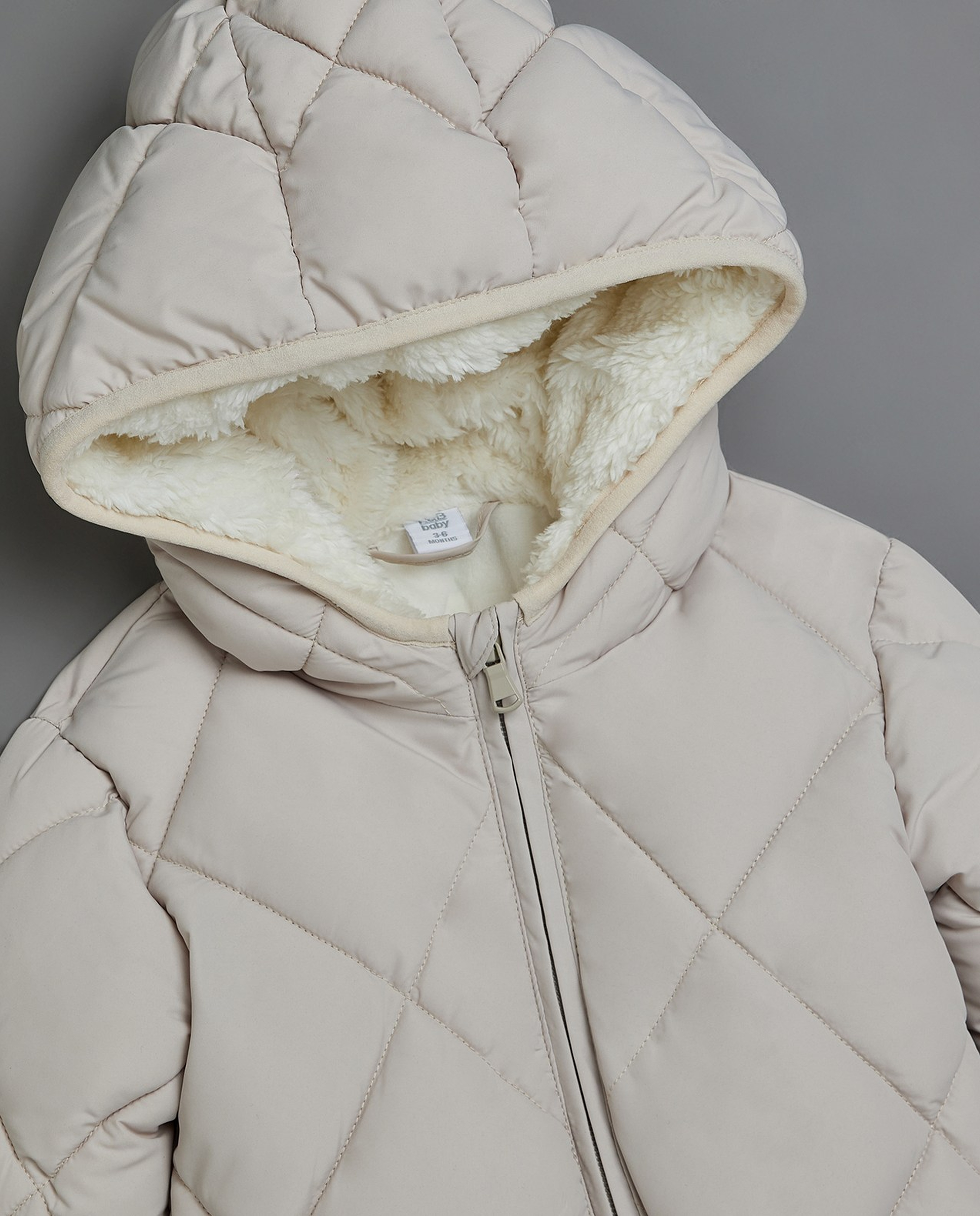 Quilted Hooded Sleepsuit