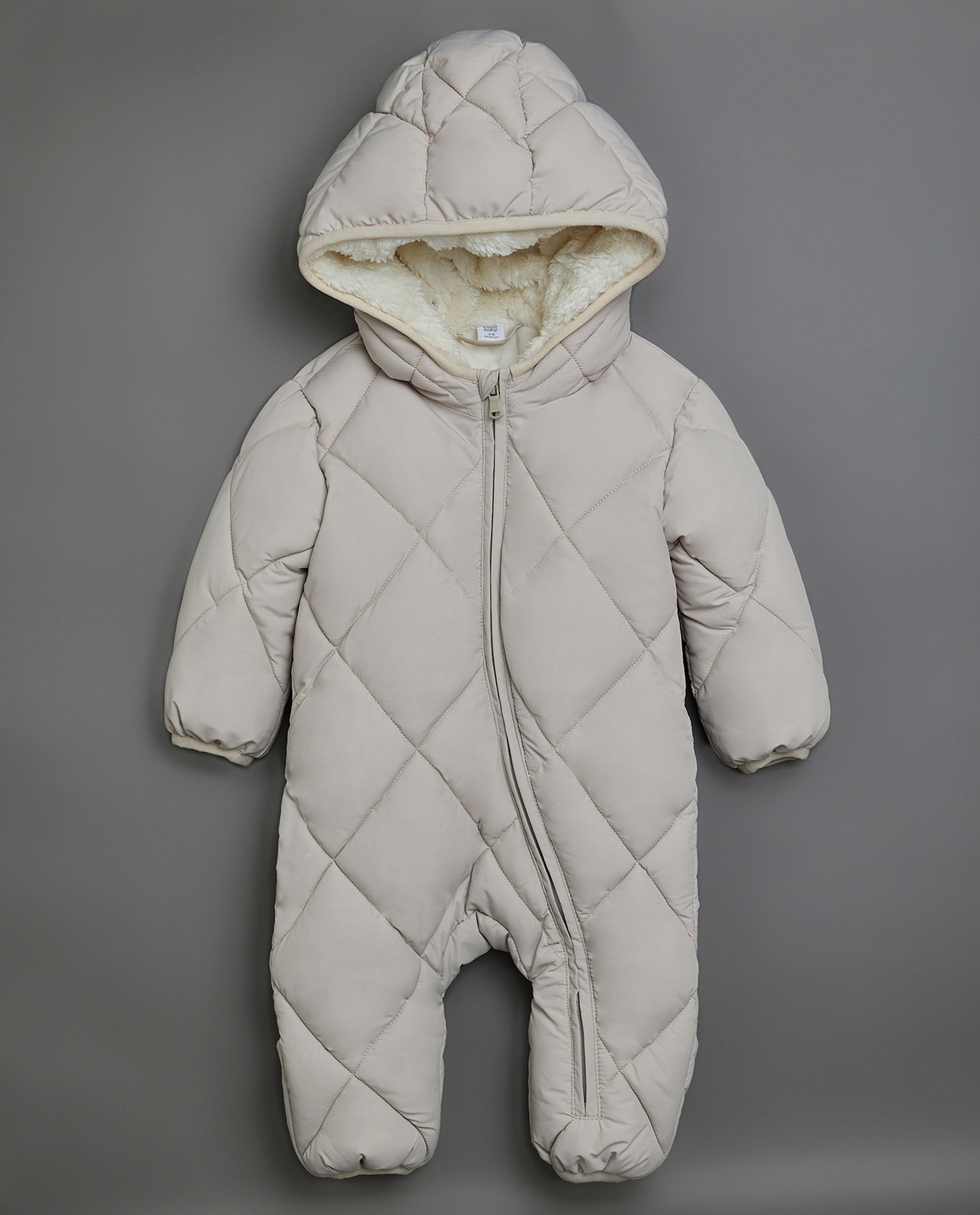 Quilted Hooded Sleepsuit