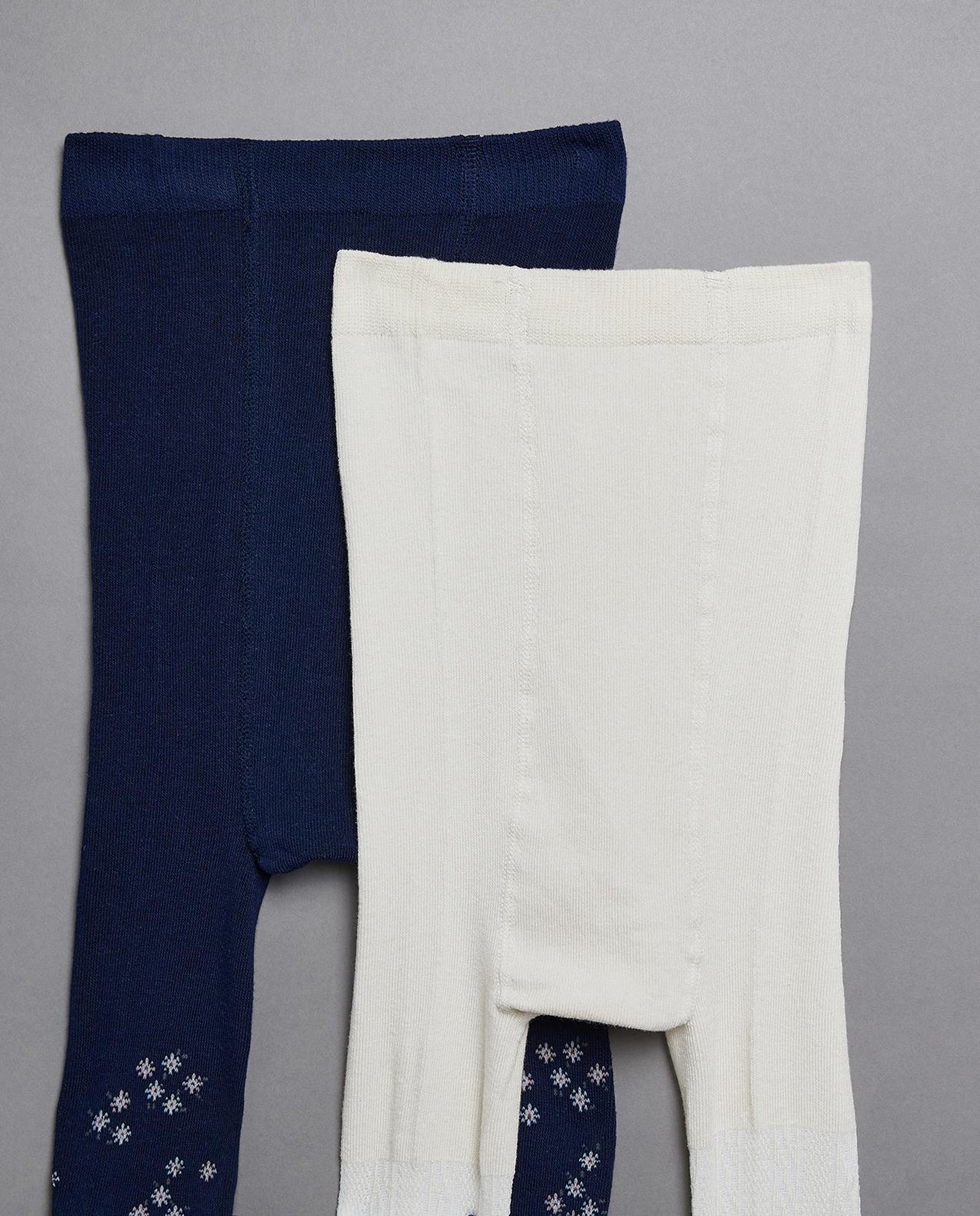 2 Pack Footed Stockings