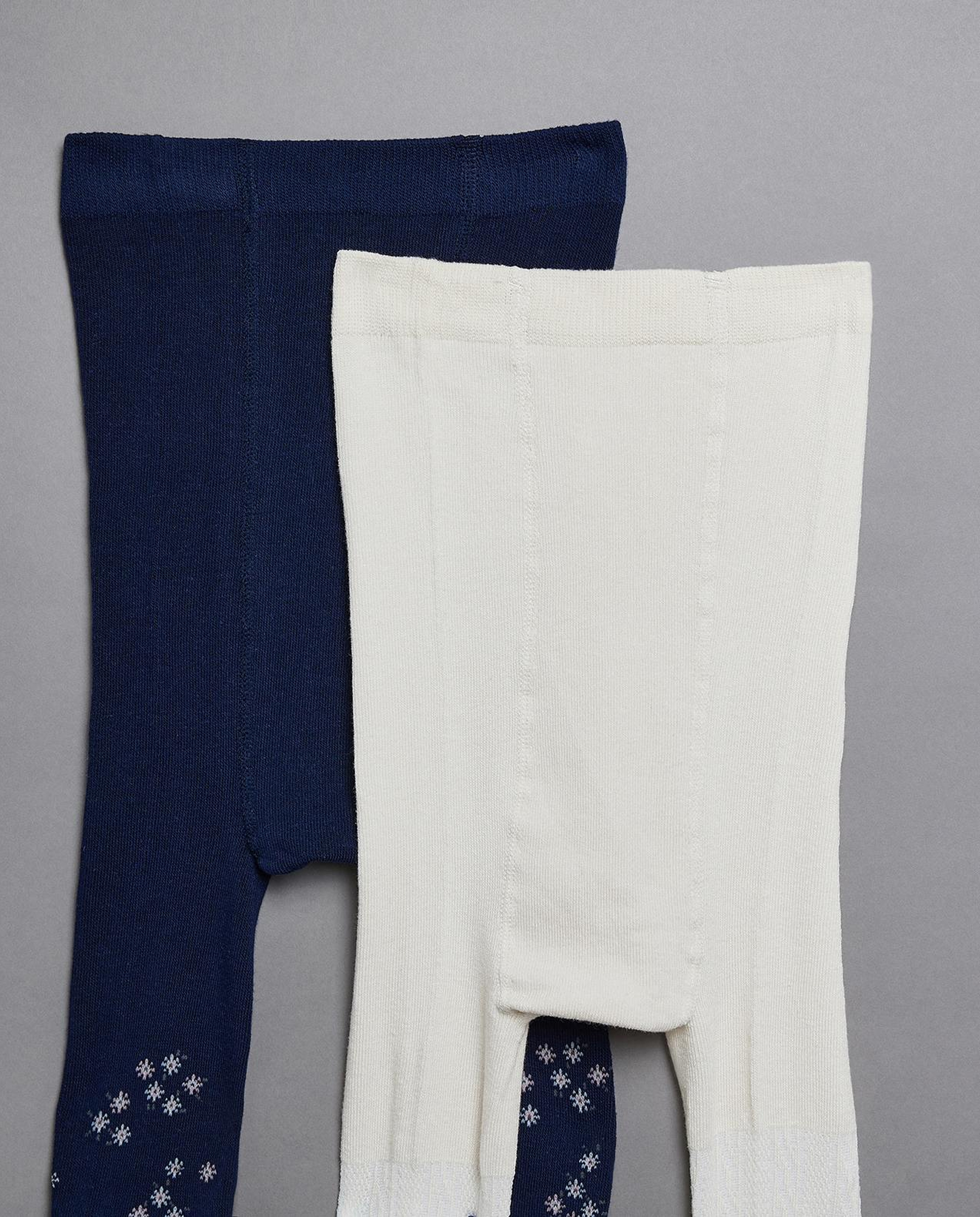 2 Pack Footed Stockings