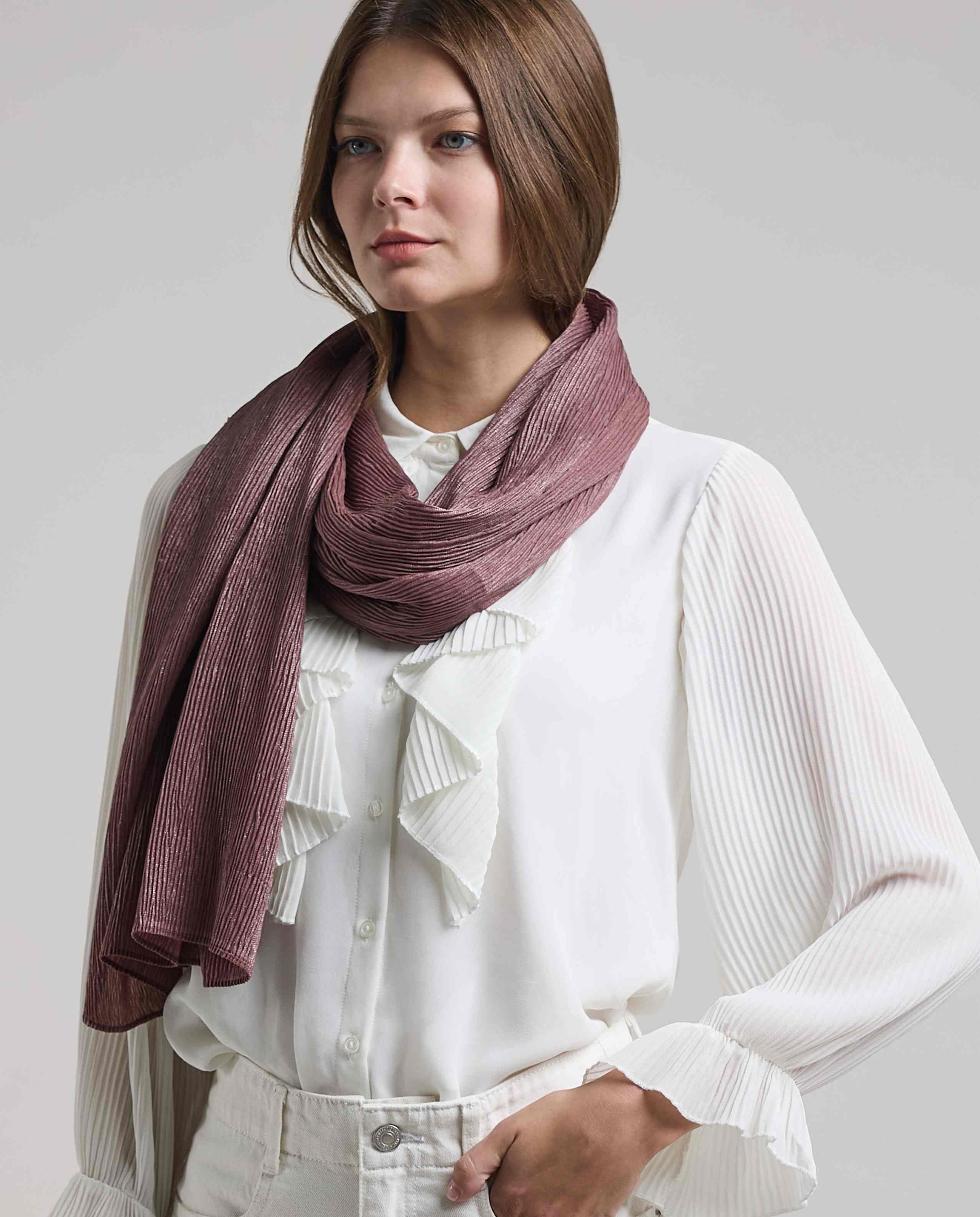 Pleated Scarf